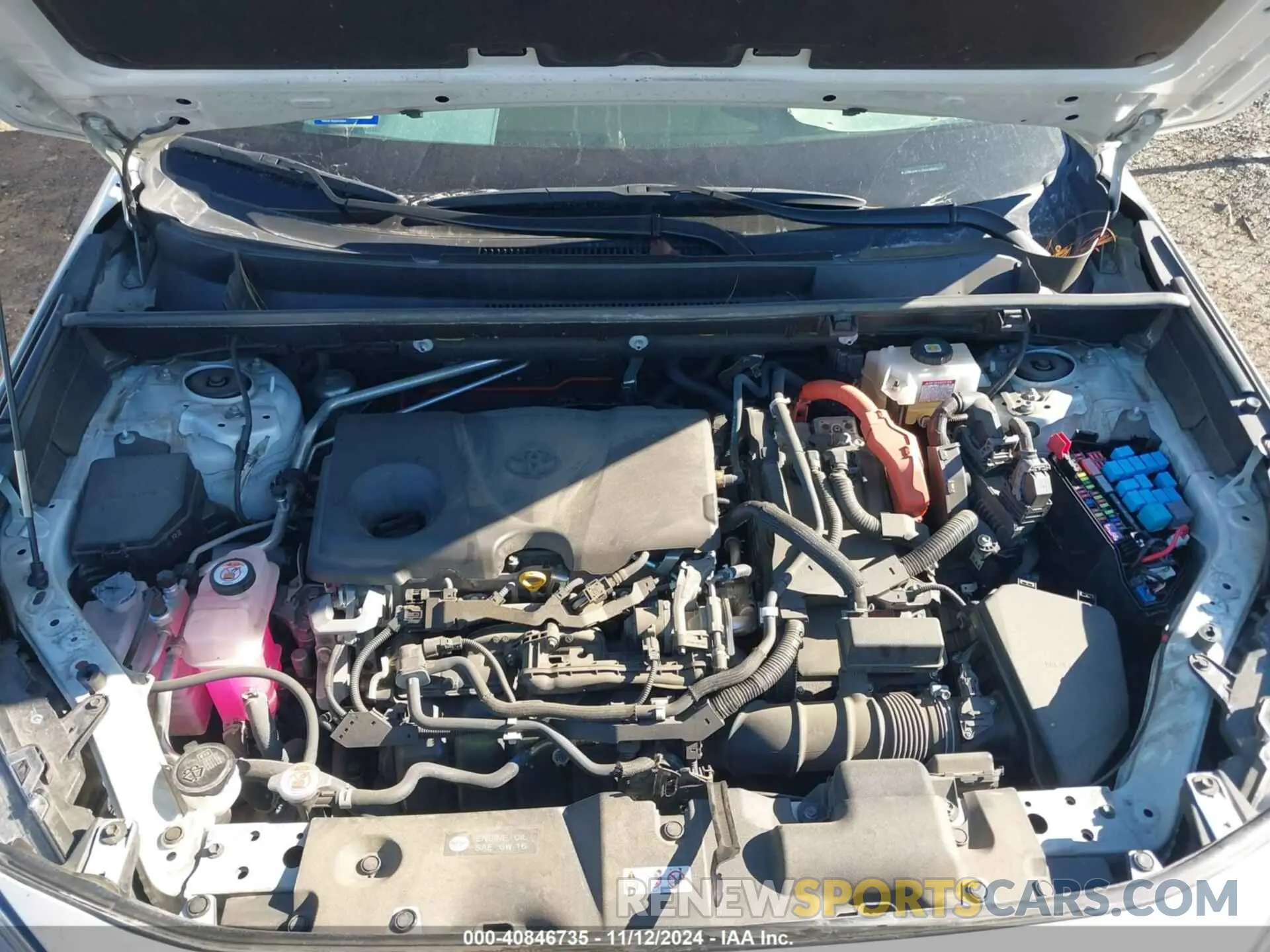 10 Photograph of a damaged car JTME6RFV7MJ006535 TOYOTA RAV4 HYBRID 2021