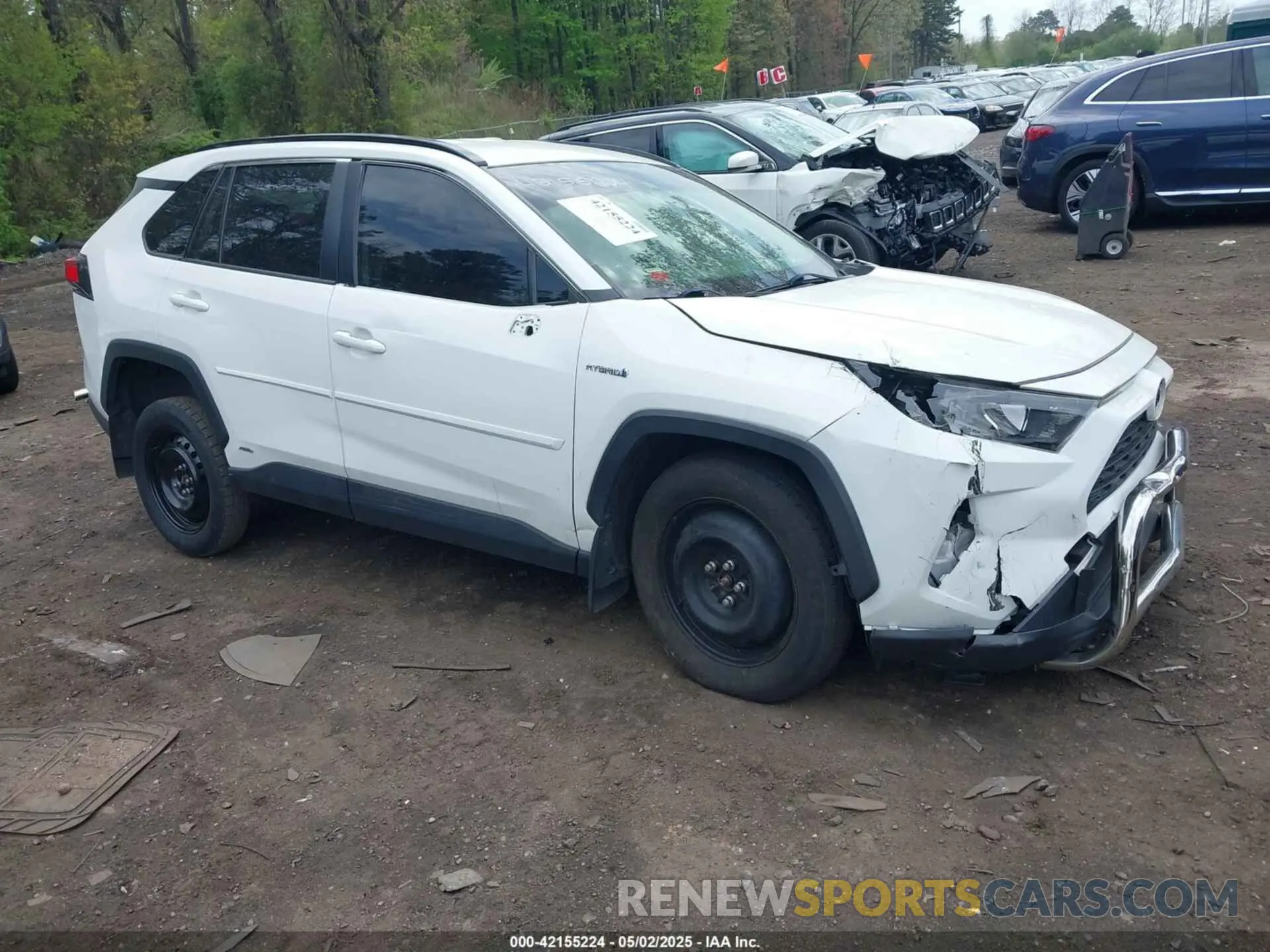 1 Photograph of a damaged car JTMLWRFV3MD114964 TOYOTA RAV4 HYBRID 2021