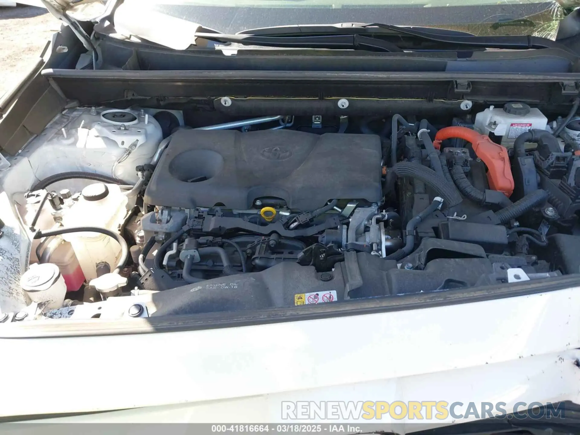 10 Photograph of a damaged car JTMLWRFV5MD127683 TOYOTA RAV4 HYBRID 2021