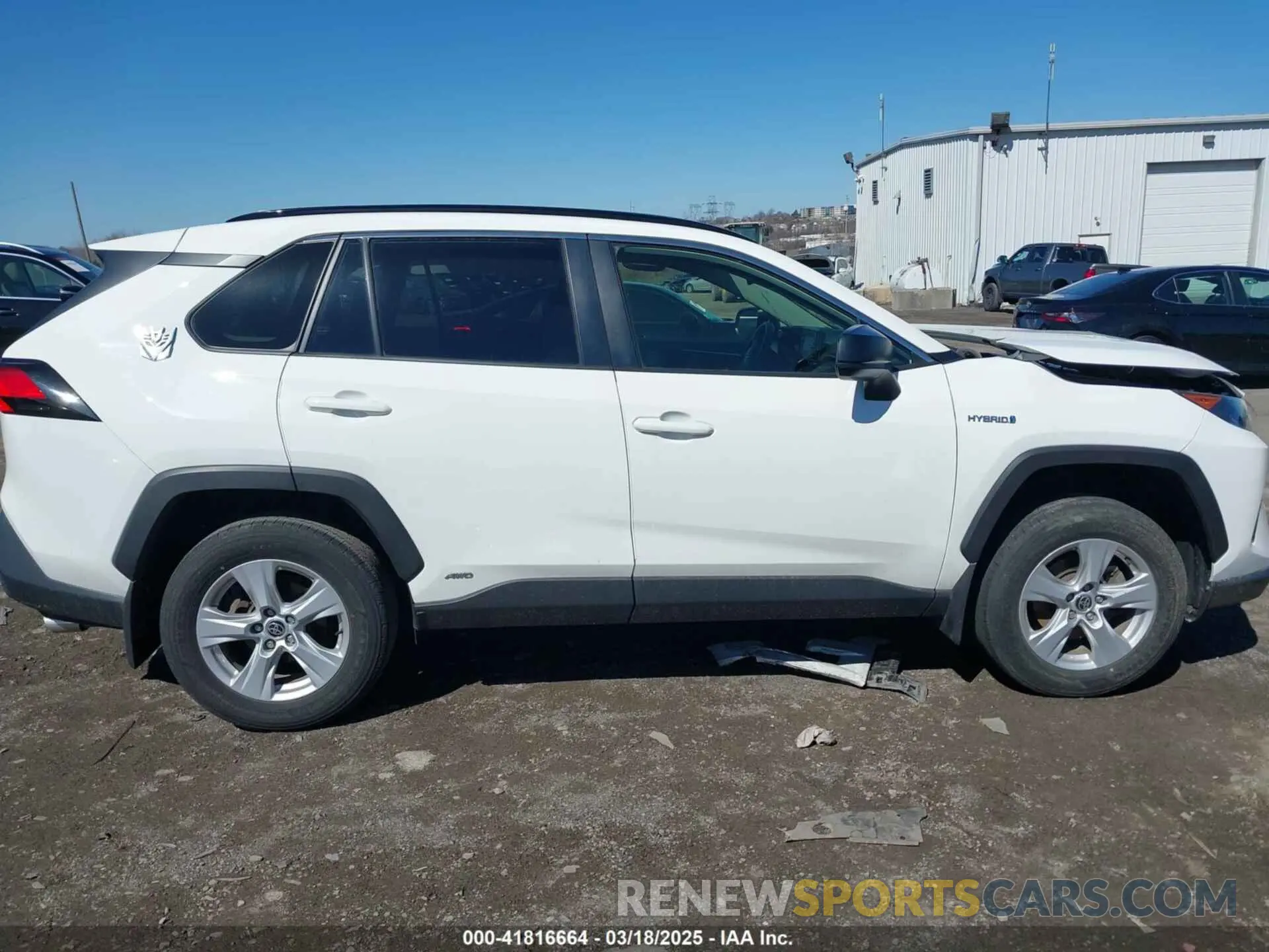 13 Photograph of a damaged car JTMLWRFV5MD127683 TOYOTA RAV4 HYBRID 2021