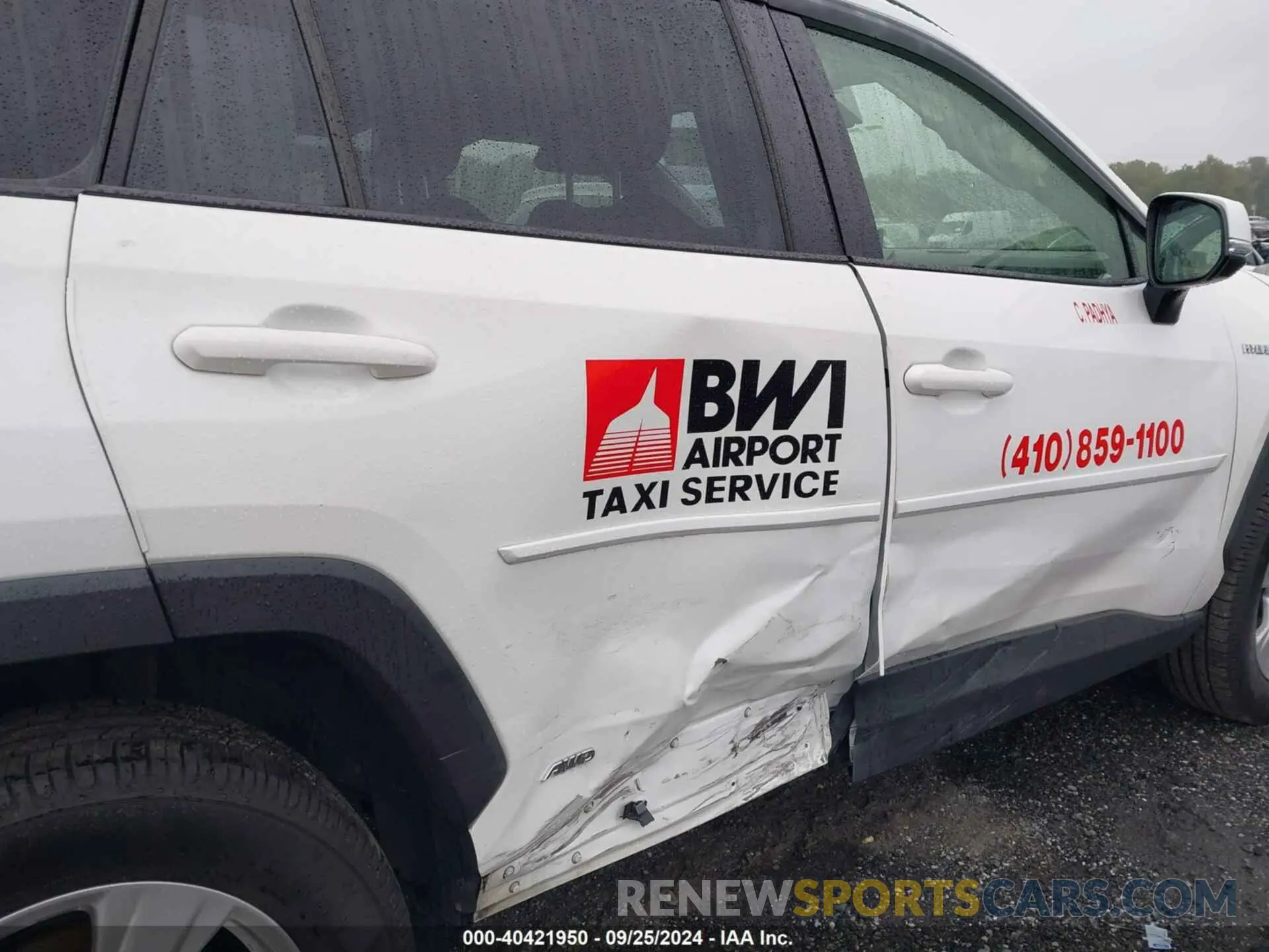 6 Photograph of a damaged car JTMR6RFV0MD011625 TOYOTA RAV4 HYBRID 2021