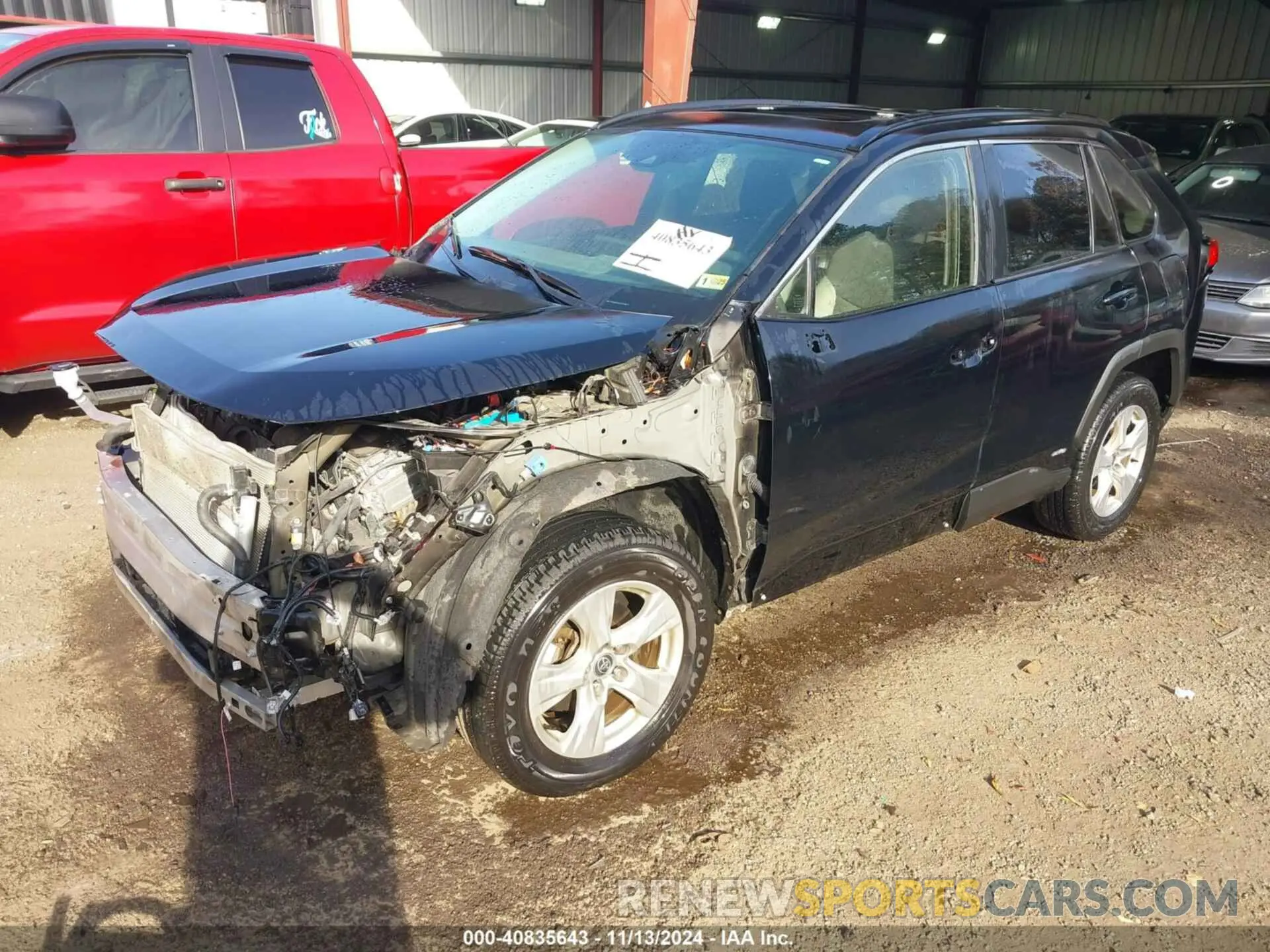 2 Фотография поврежденного автомобиля JTMR6RFV9MD021280 TOYOTA RAV4 HYBRID 2021