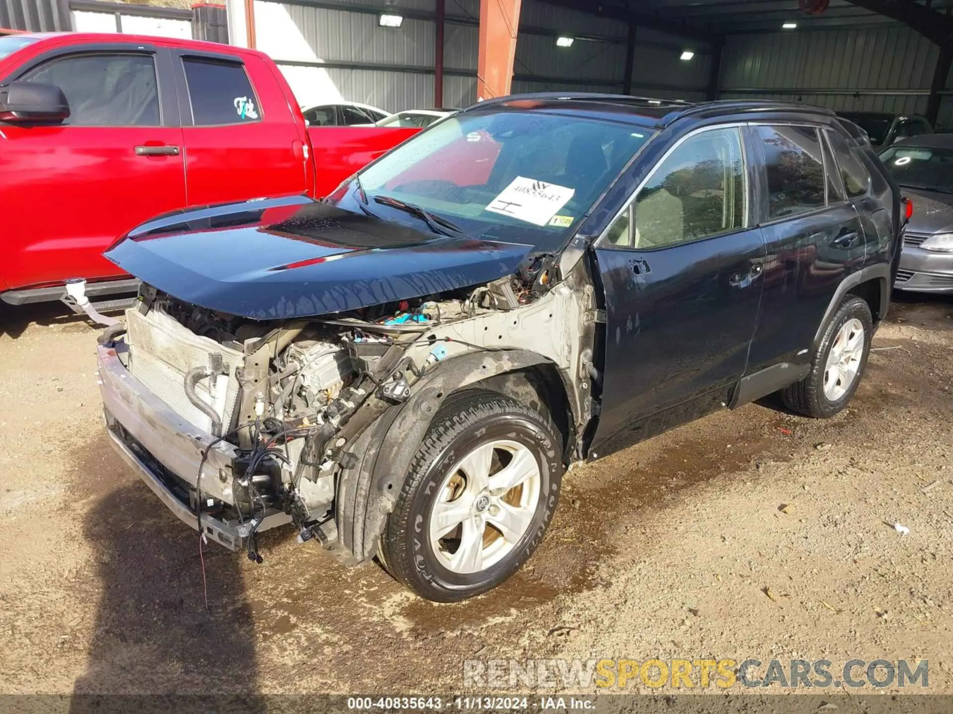 6 Фотография поврежденного автомобиля JTMR6RFV9MD021280 TOYOTA RAV4 HYBRID 2021