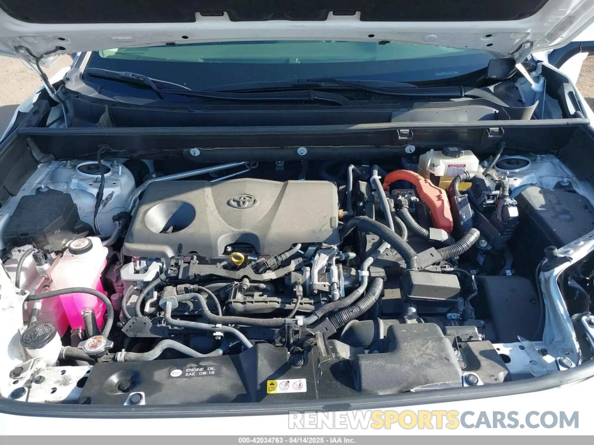 10 Фотография поврежденного автомобиля JTMRWRFV1MD107344 TOYOTA RAV4 HYBRID 2021