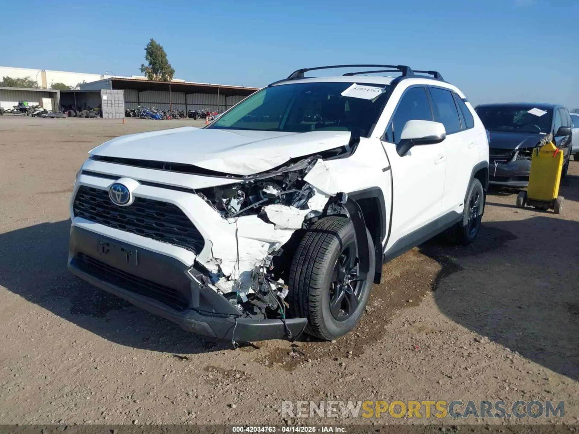 2 Фотография поврежденного автомобиля JTMRWRFV1MD107344 TOYOTA RAV4 HYBRID 2021