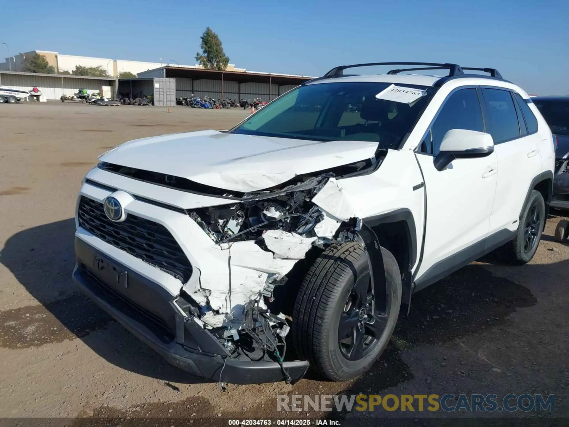6 Фотография поврежденного автомобиля JTMRWRFV1MD107344 TOYOTA RAV4 HYBRID 2021