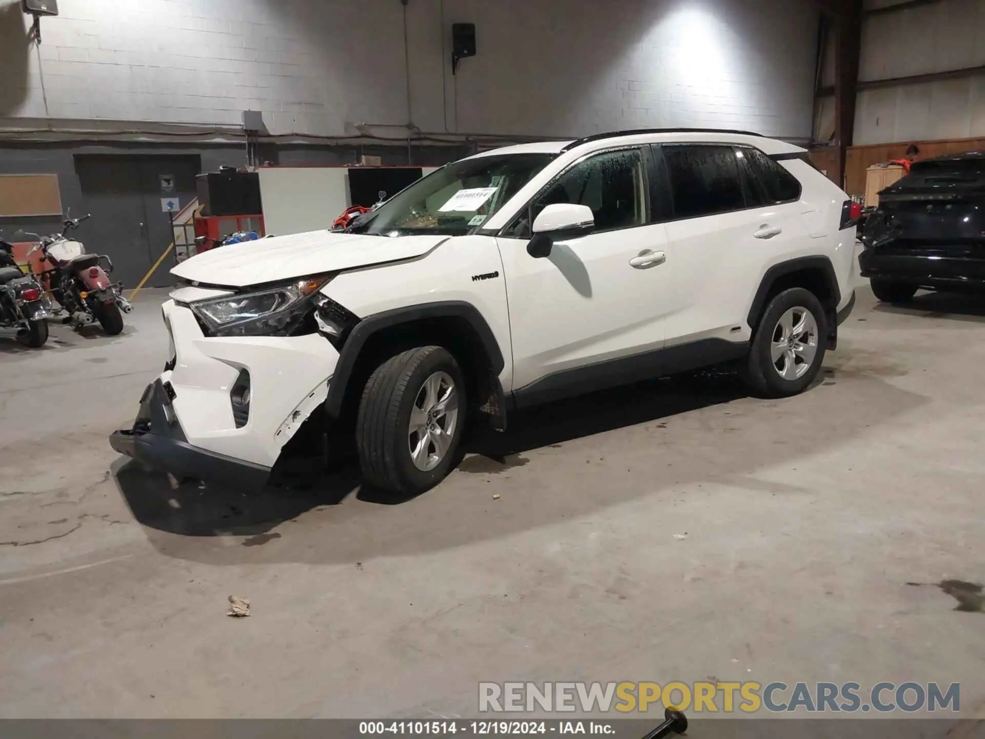 2 Фотография поврежденного автомобиля JTMRWRFV1MD127447 TOYOTA RAV4 HYBRID 2021