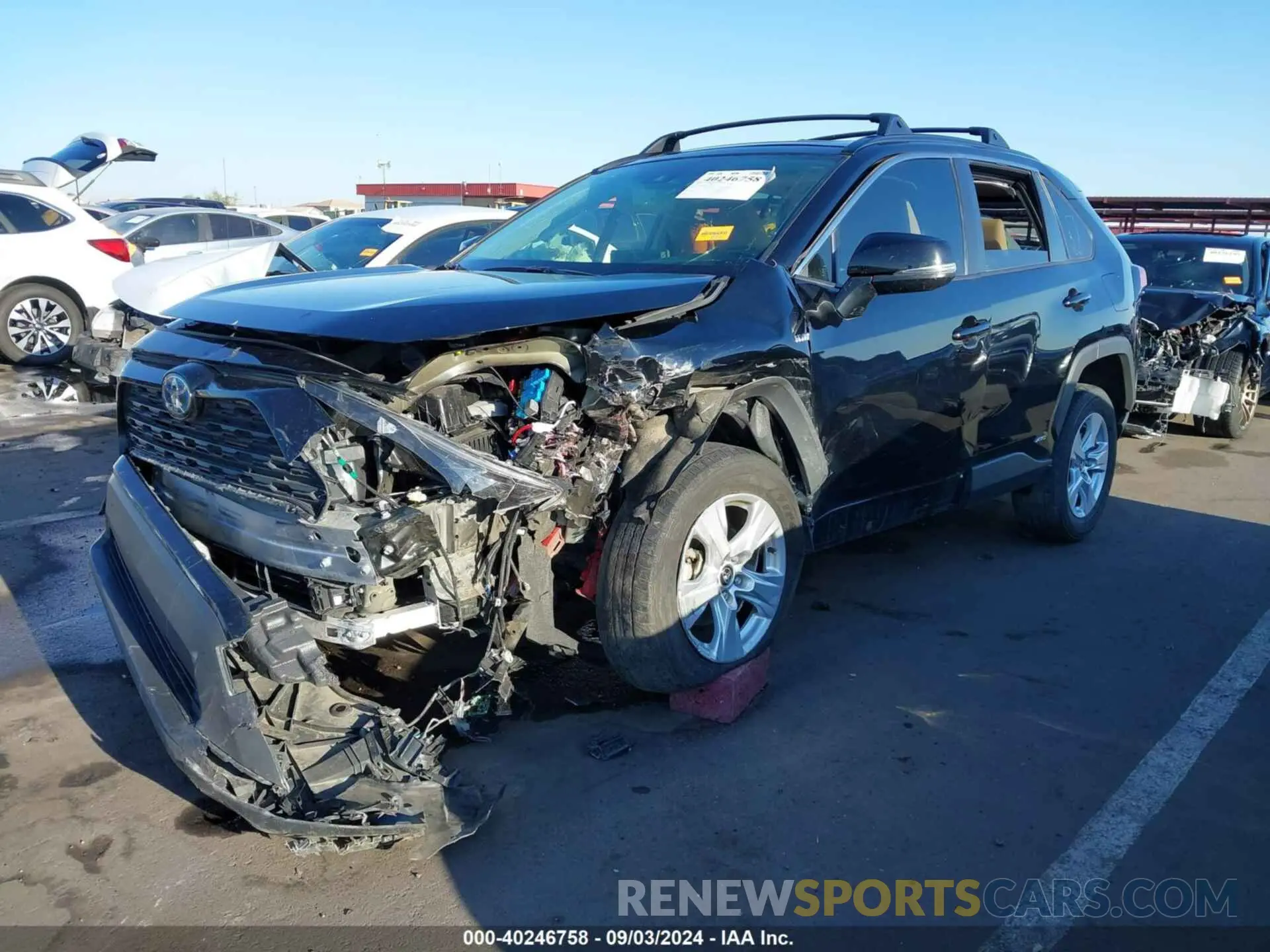 2 Photograph of a damaged car JTMRWRFV3MD125103 TOYOTA RAV4 HYBRID 2021