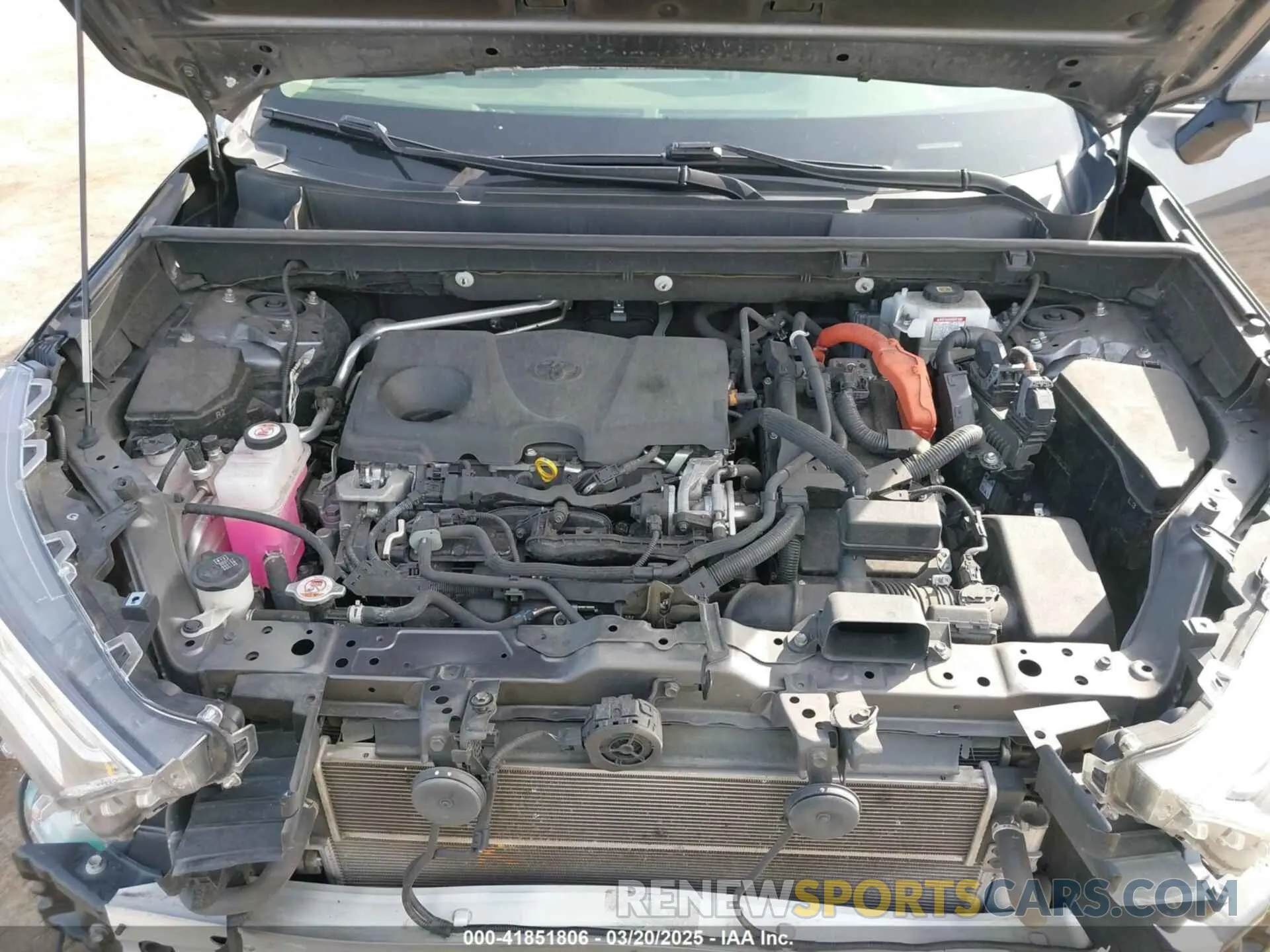 10 Photograph of a damaged car JTMRWRFV4MD129757 TOYOTA RAV4 HYBRID 2021