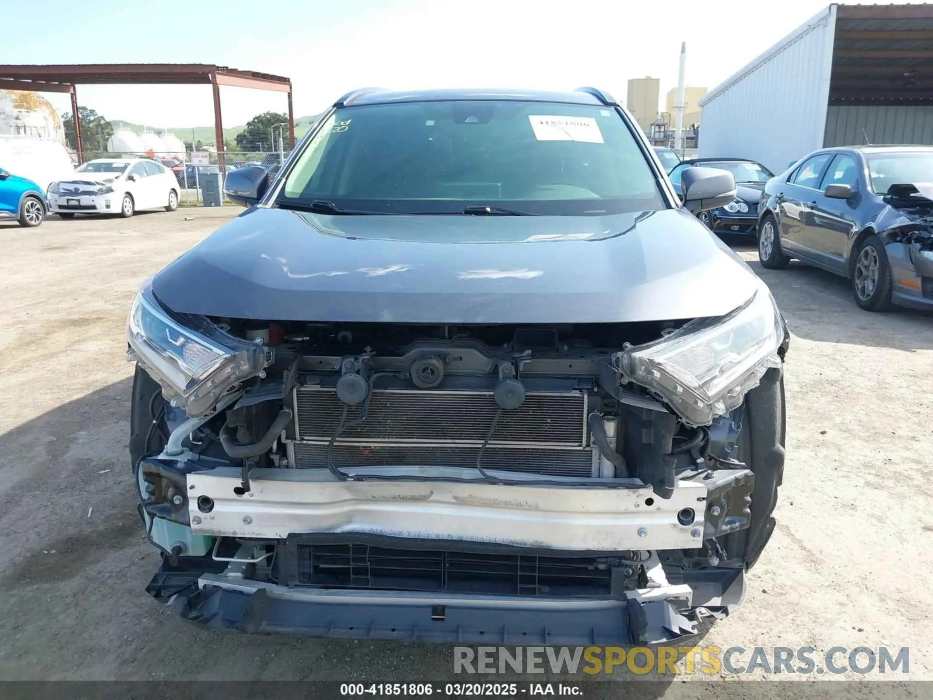 13 Photograph of a damaged car JTMRWRFV4MD129757 TOYOTA RAV4 HYBRID 2021