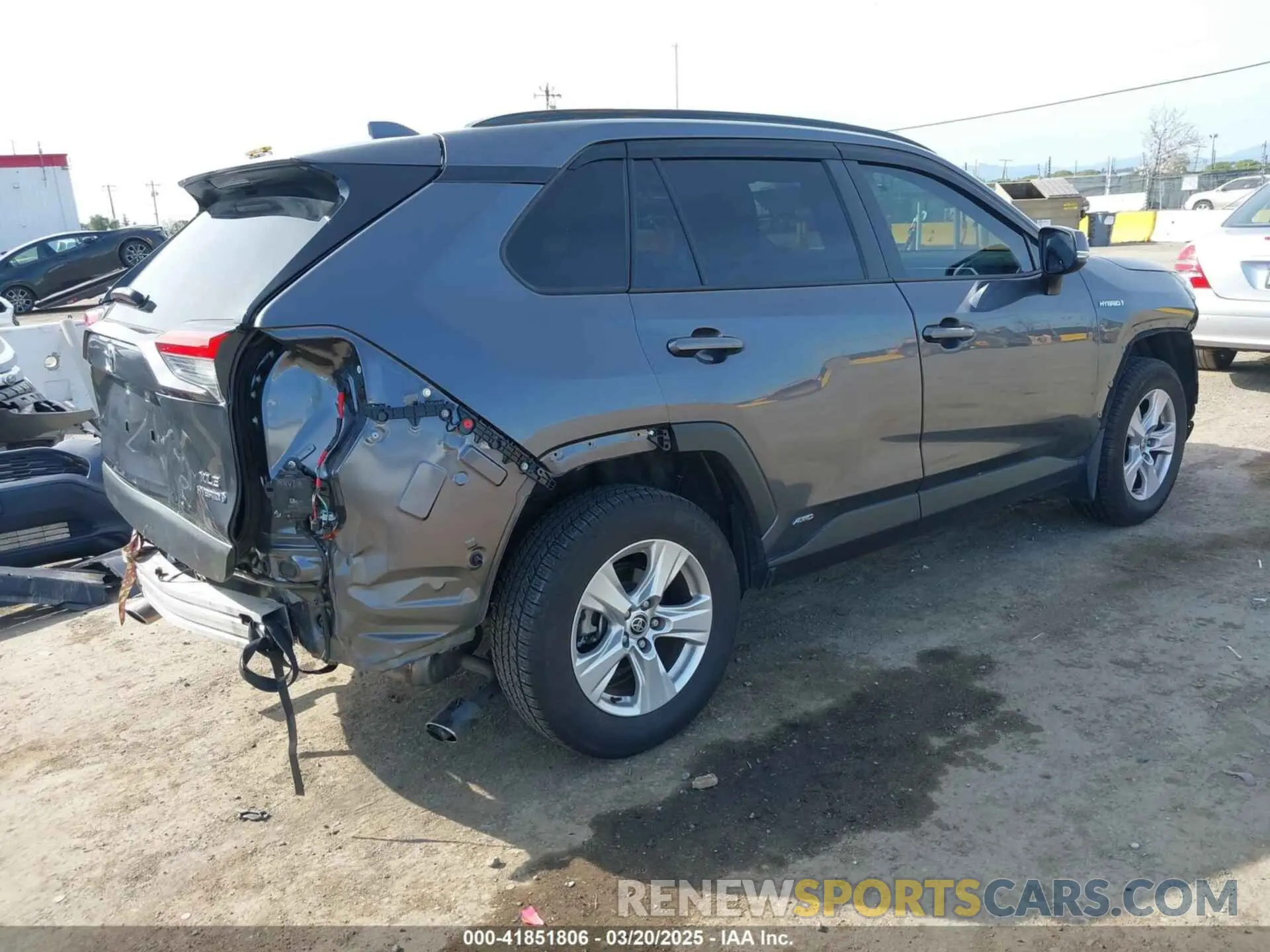 4 Photograph of a damaged car JTMRWRFV4MD129757 TOYOTA RAV4 HYBRID 2021