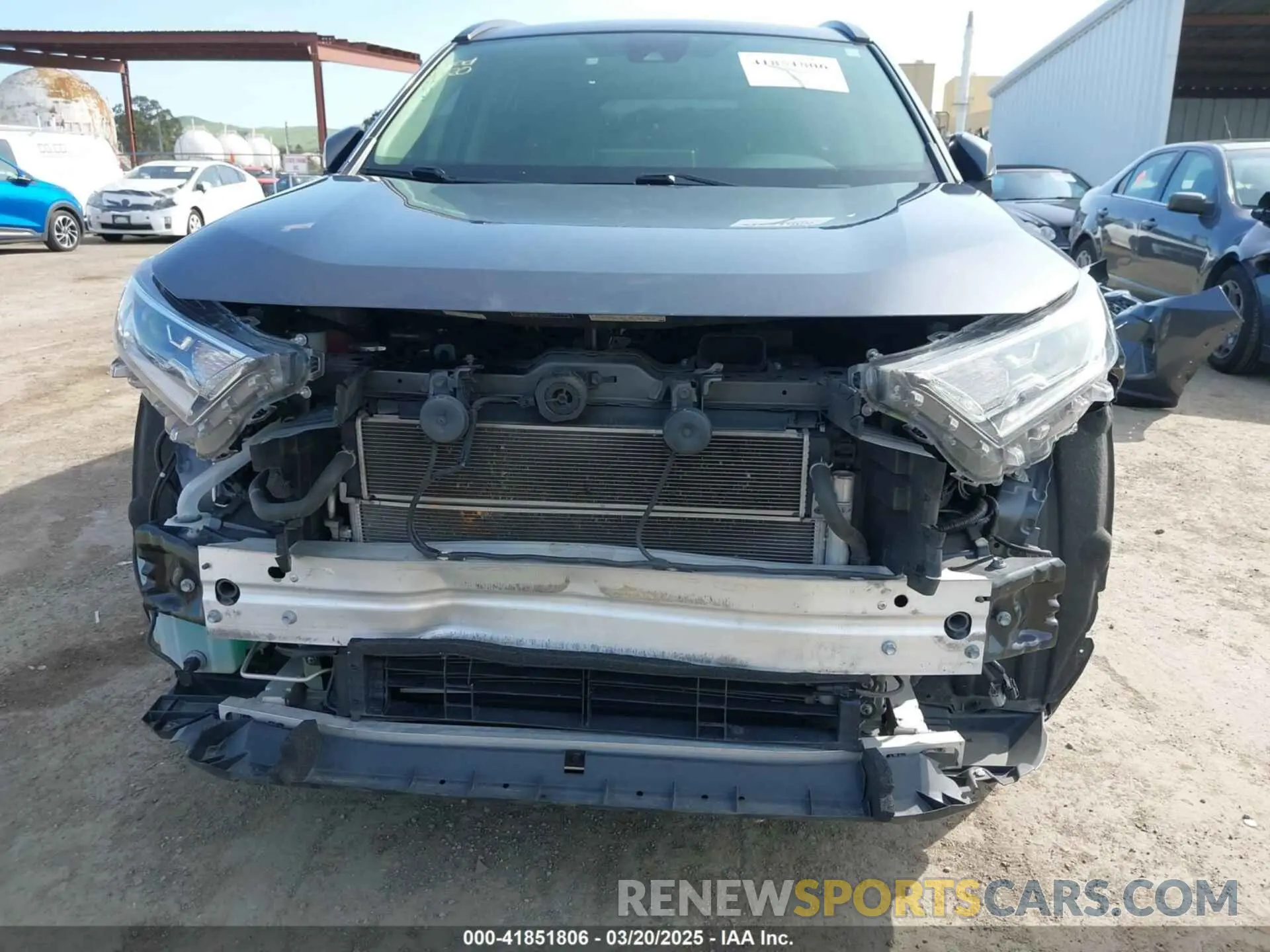 6 Photograph of a damaged car JTMRWRFV4MD129757 TOYOTA RAV4 HYBRID 2021