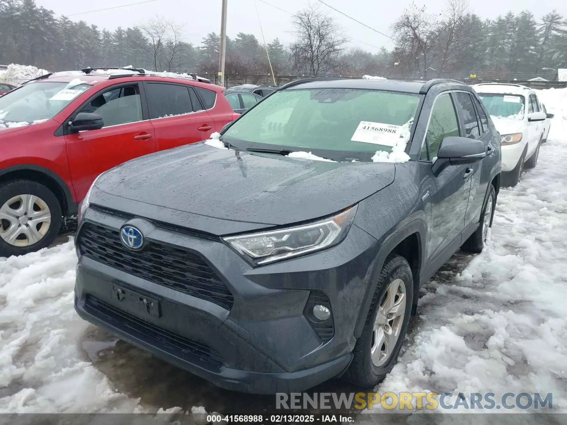 2 Фотография поврежденного автомобиля JTMRWRFVXMD127527 TOYOTA RAV4 HYBRID 2021