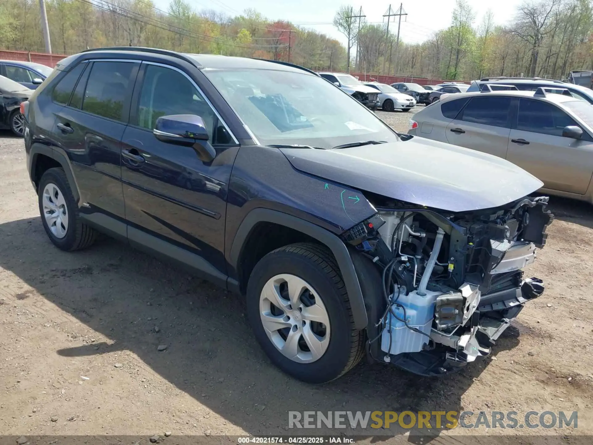 1 Photograph of a damaged car 2T3RWRFV8NW143648 TOYOTA RAV4 HYBRID 2022