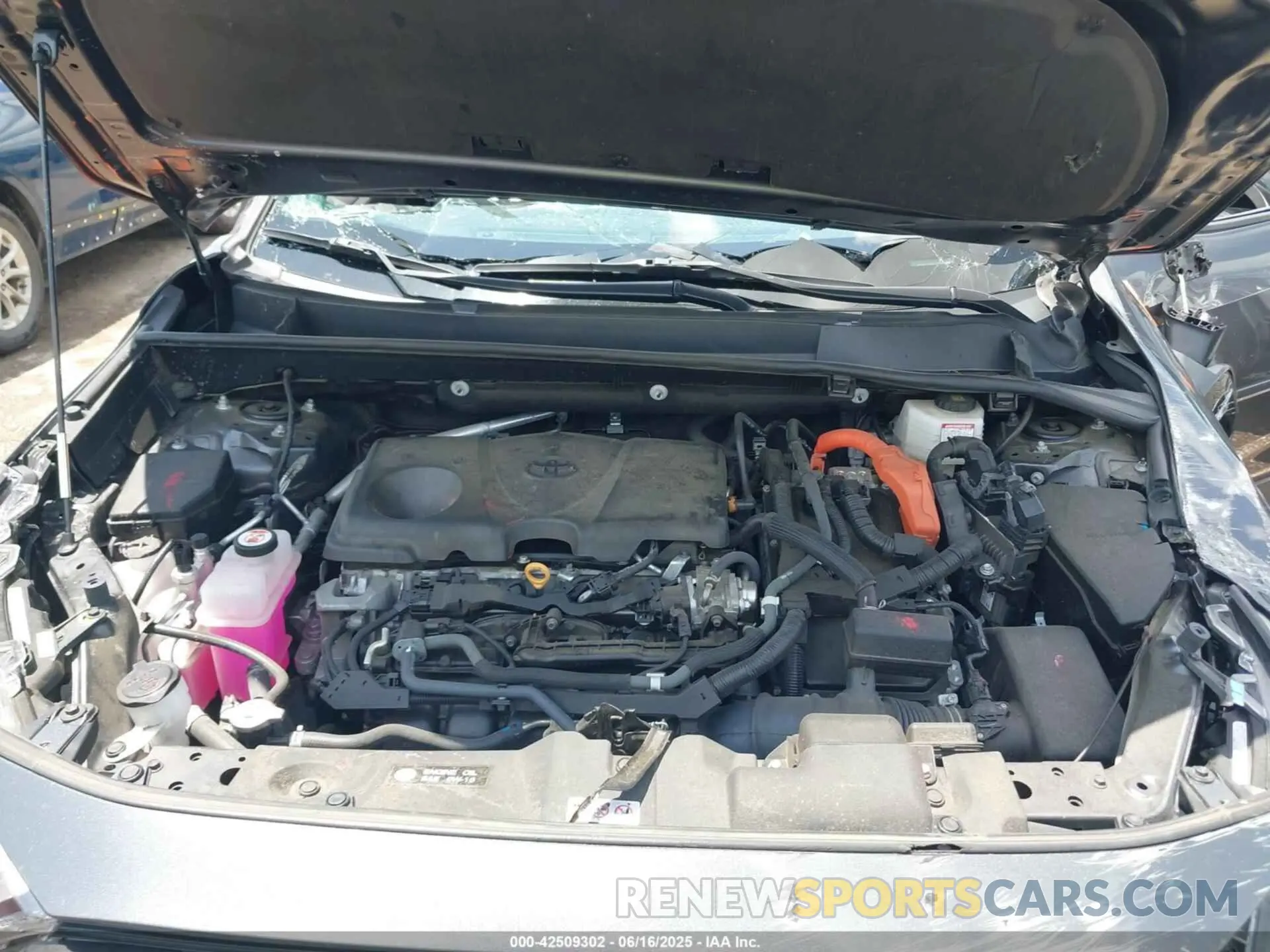 10 Photograph of a damaged car 2T3RWRFVXNW134272 TOYOTA RAV4 HYBRID 2022