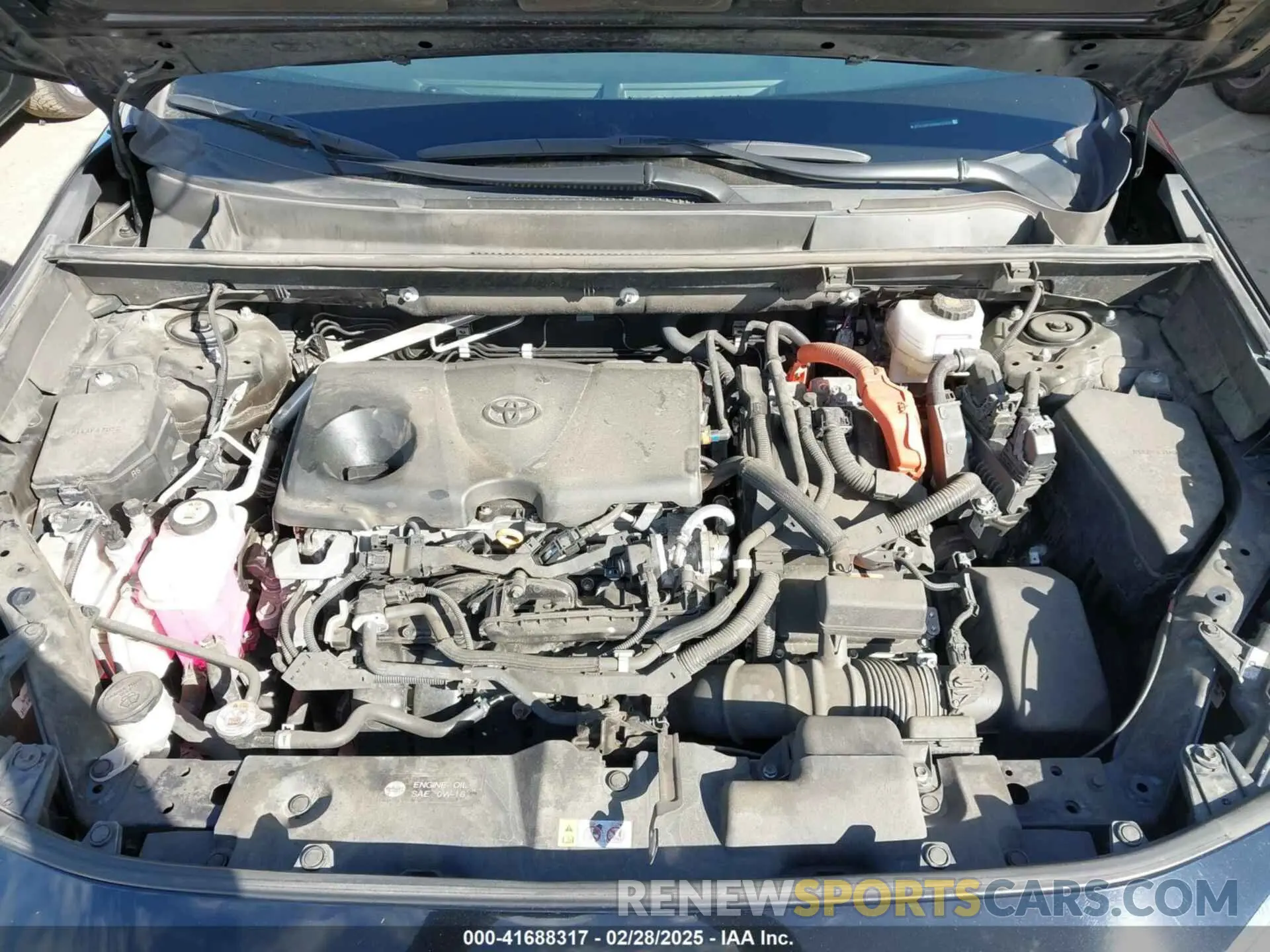 10 Photograph of a damaged car 2T3T6RFV8NW032930 TOYOTA RAV4 HYBRID 2022