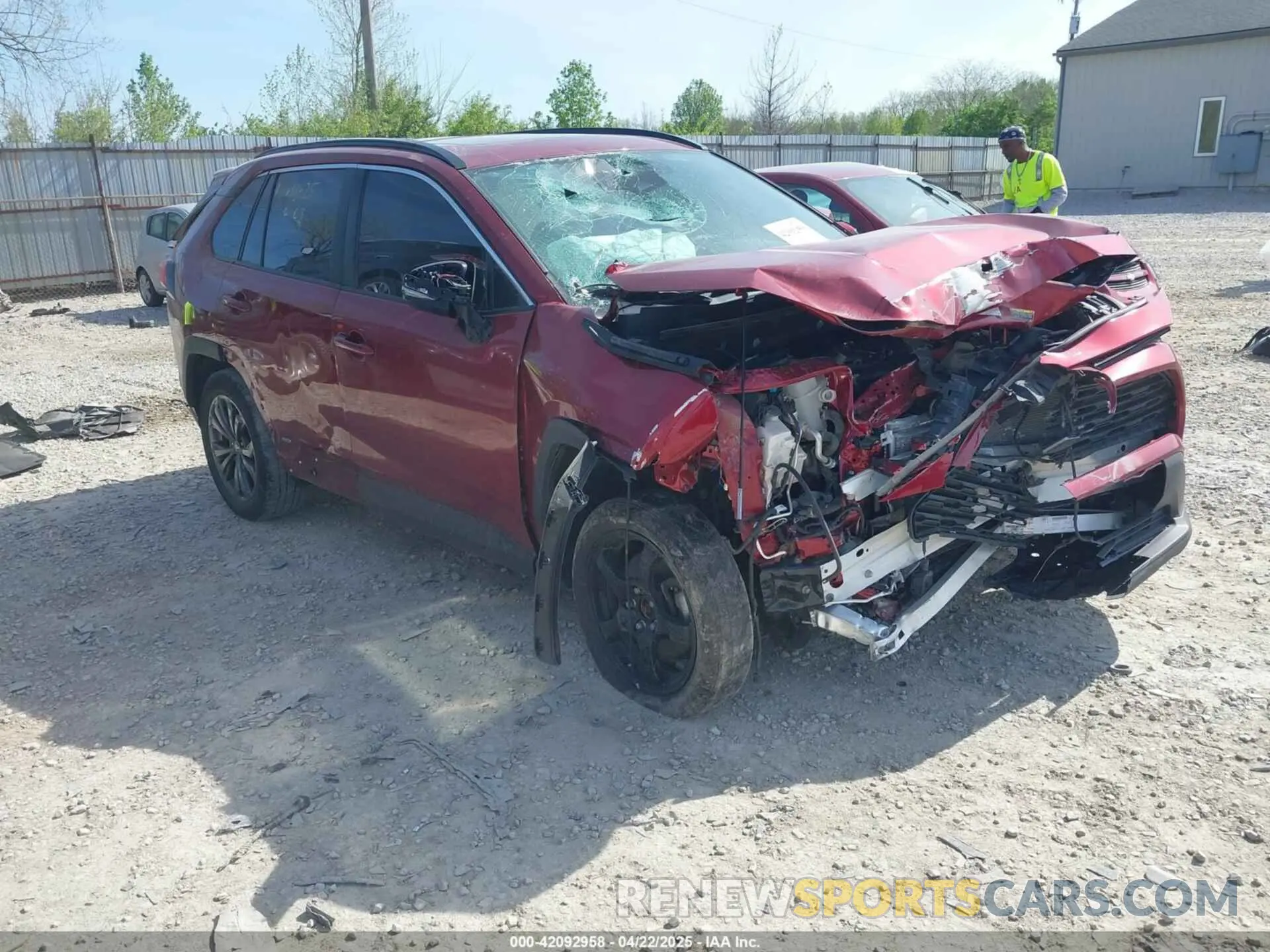 1 Фотография поврежденного автомобиля 4T3B6RFV7NU084092 TOYOTA RAV4 HYBRID 2022