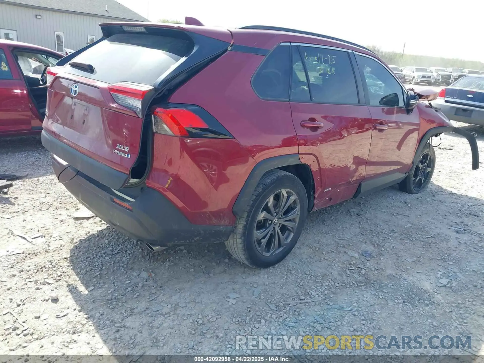 4 Фотография поврежденного автомобиля 4T3B6RFV7NU084092 TOYOTA RAV4 HYBRID 2022