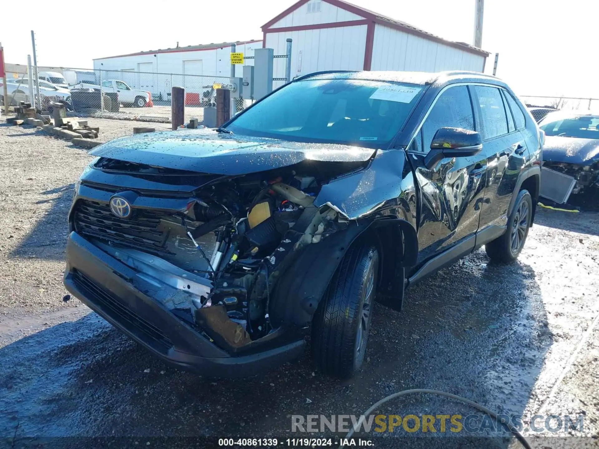 2 Photograph of a damaged car 4T3B6RFVXNU102603 TOYOTA RAV4 HYBRID 2022