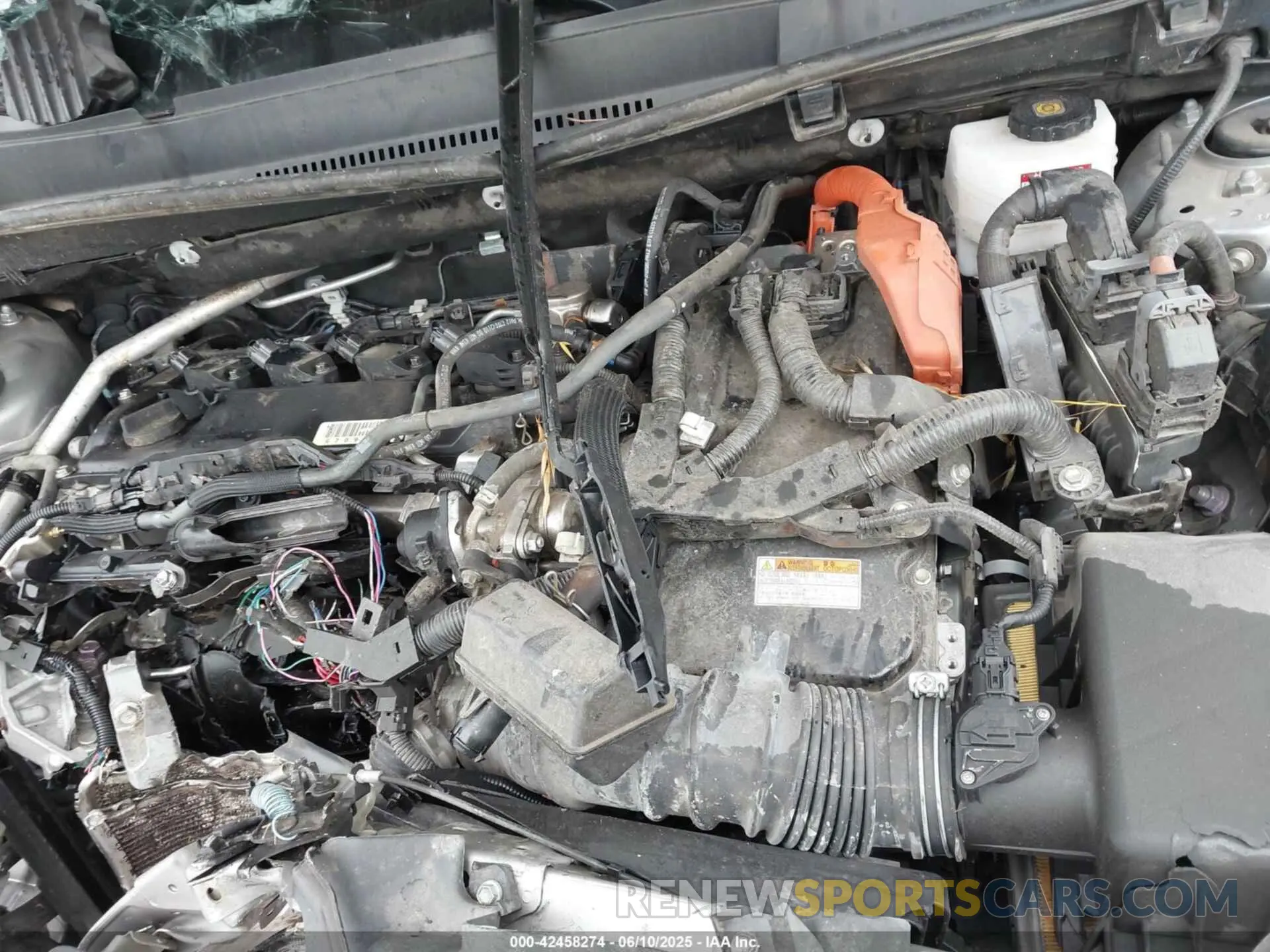 10 Photograph of a damaged car 4T3LWRFV4NU053970 TOYOTA RAV4 HYBRID 2022