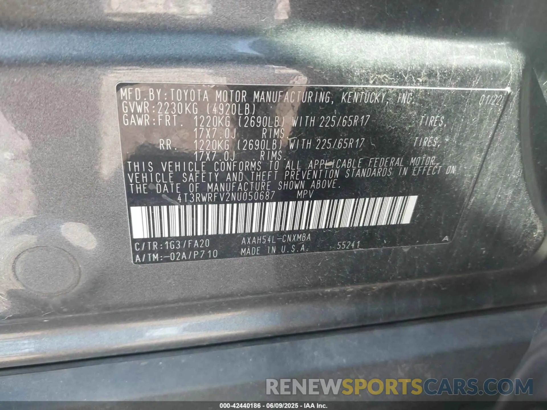 9 Фотография поврежденного автомобиля 4T3RWRFV2NU050687 TOYOTA RAV4 HYBRID 2022