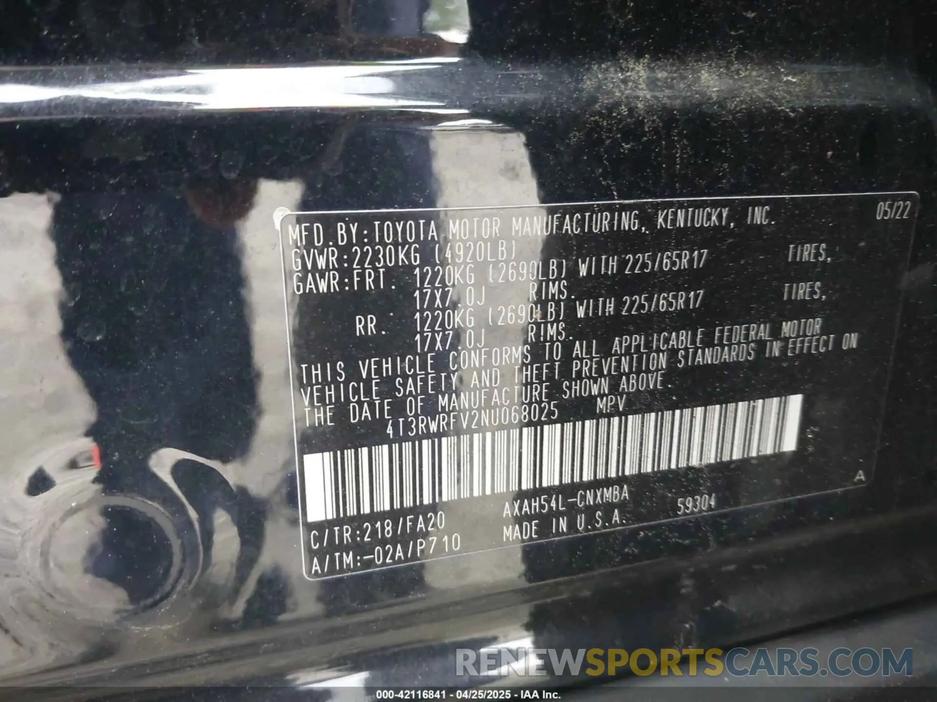 9 Фотография поврежденного автомобиля 4T3RWRFV2NU068025 TOYOTA RAV4 HYBRID 2022