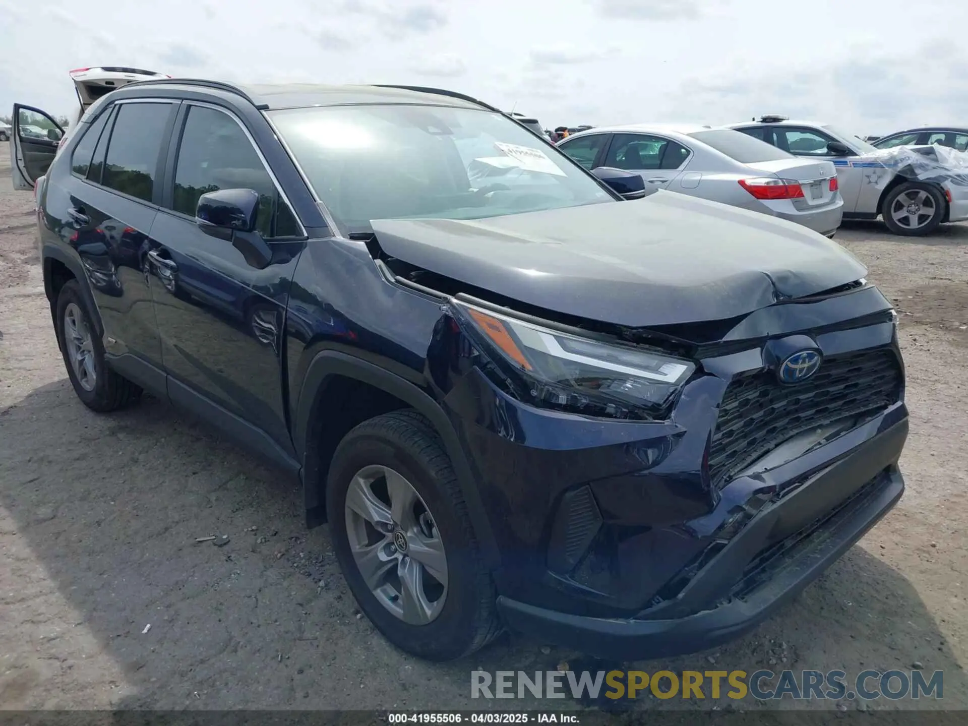 1 Photograph of a damaged car 4T3RWRFV2NU077307 TOYOTA RAV4 HYBRID 2022