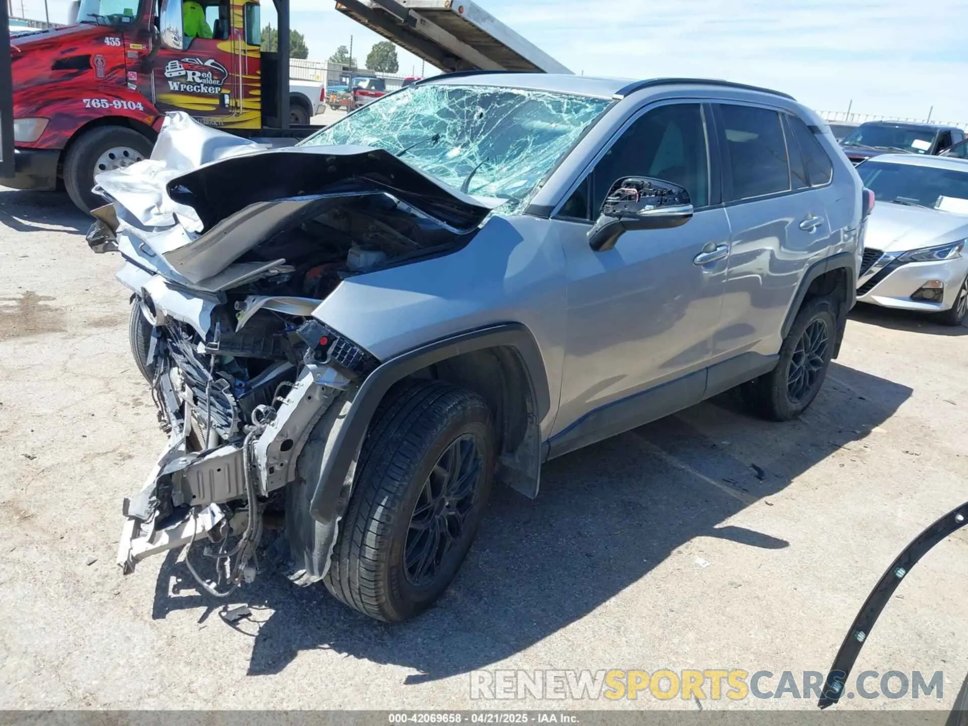 2 Photograph of a damaged car 4T3RWRFV5NU064924 TOYOTA RAV4 HYBRID 2022