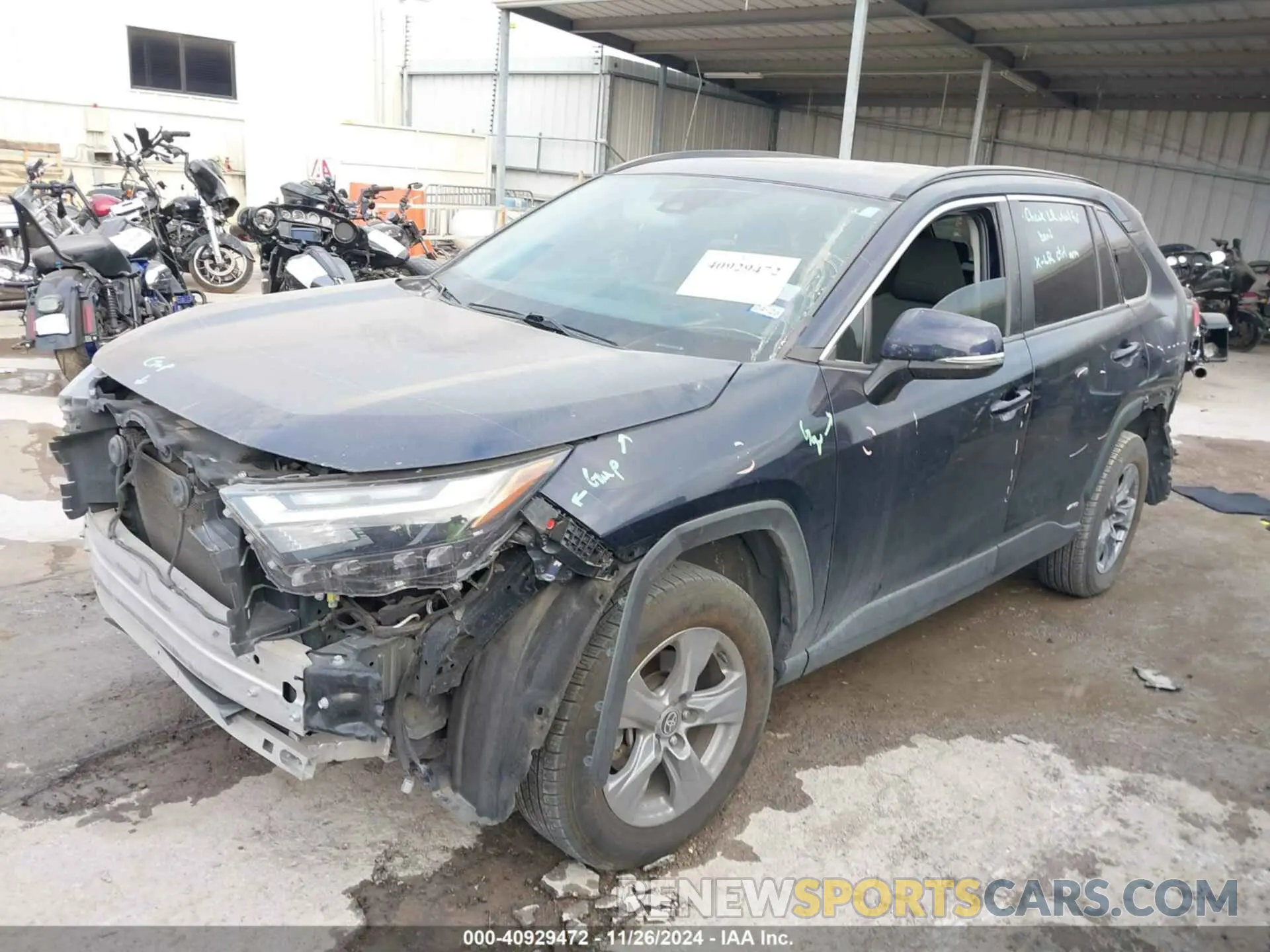 2 Фотография поврежденного автомобиля 4T3RWRFV8NU057580 TOYOTA RAV4 HYBRID 2022