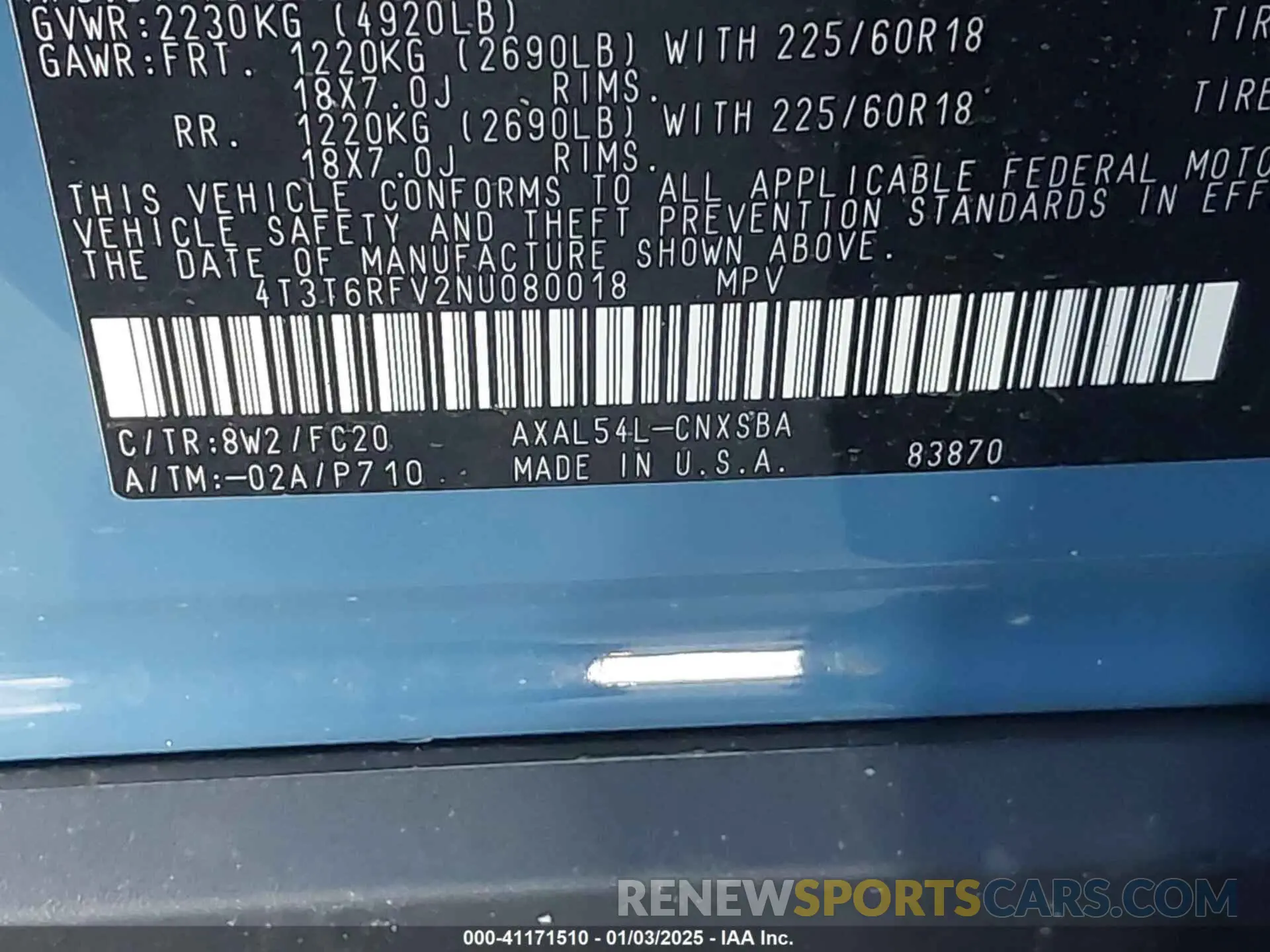 9 Photograph of a damaged car 4T3T6RFV2NU080018 TOYOTA RAV4 HYBRID 2022