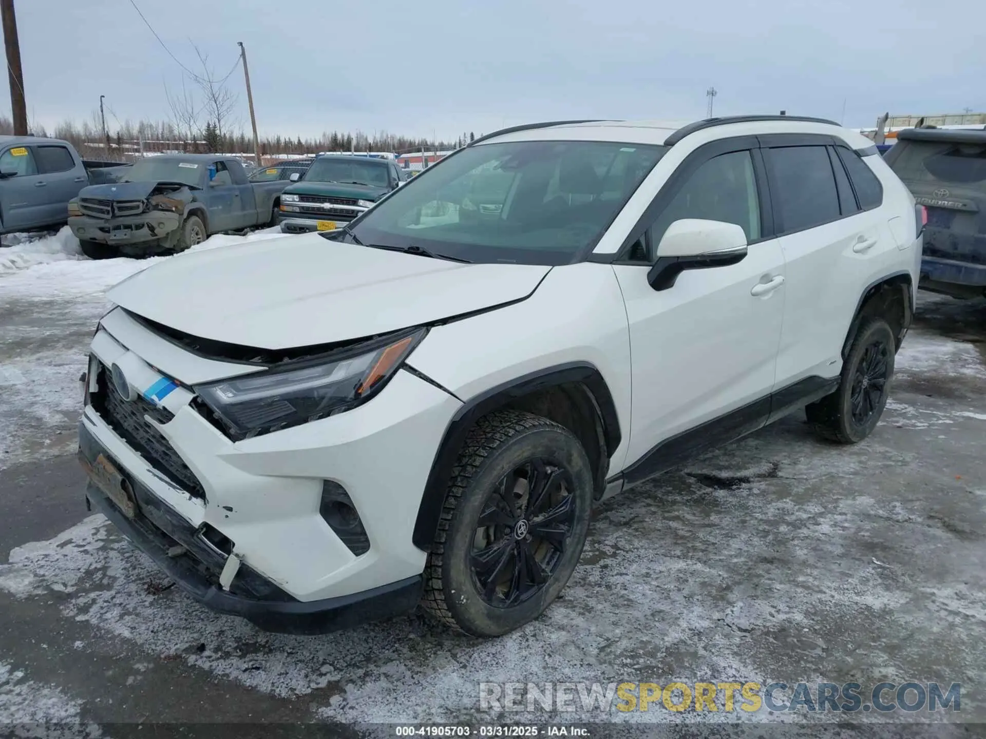 2 Фотография поврежденного автомобиля JTM16RFV1ND523702 TOYOTA RAV4 HYBRID 2022