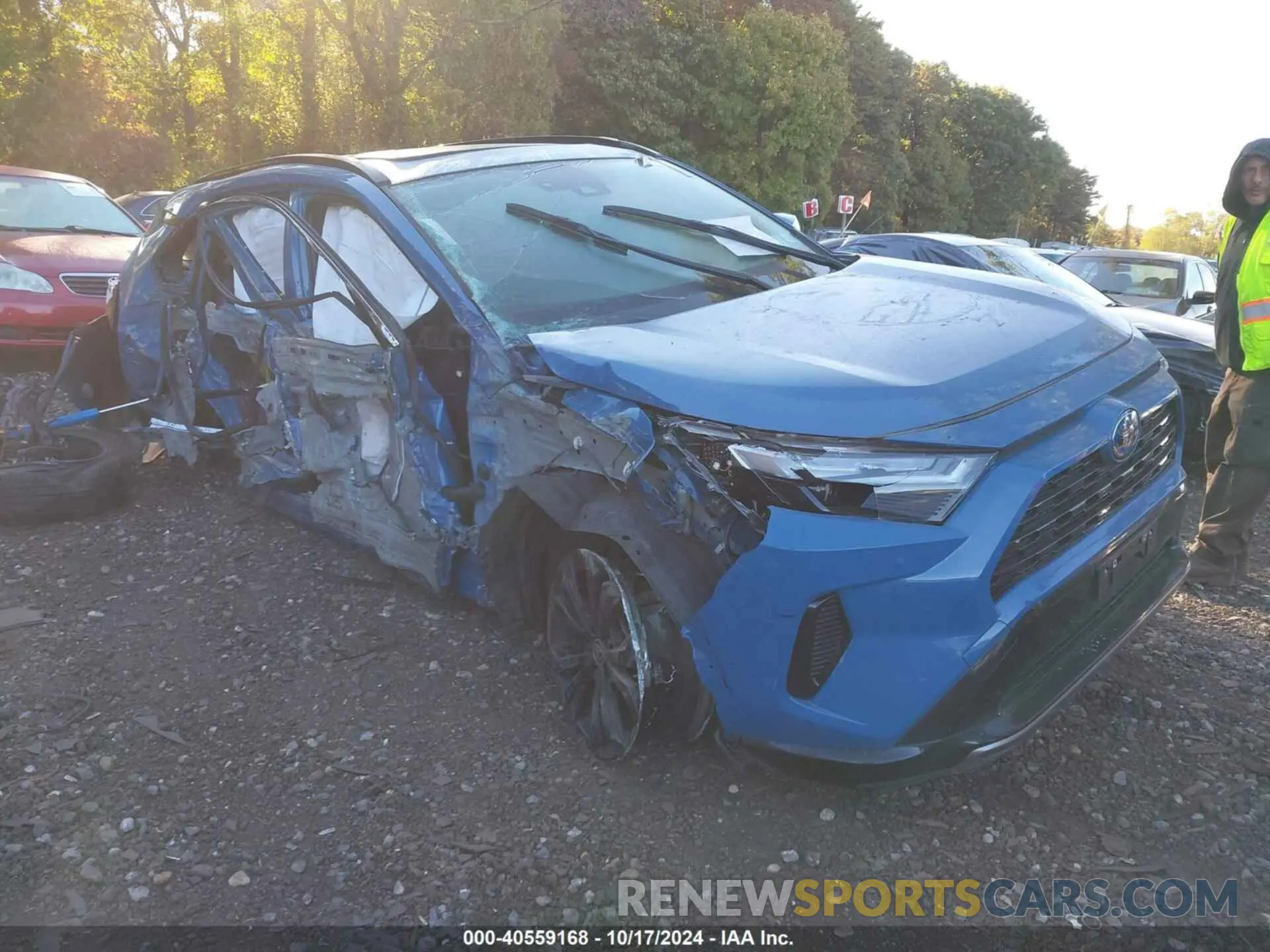 1 Photograph of a damaged car JTM16RFV4ND071048 TOYOTA RAV4 HYBRID 2022