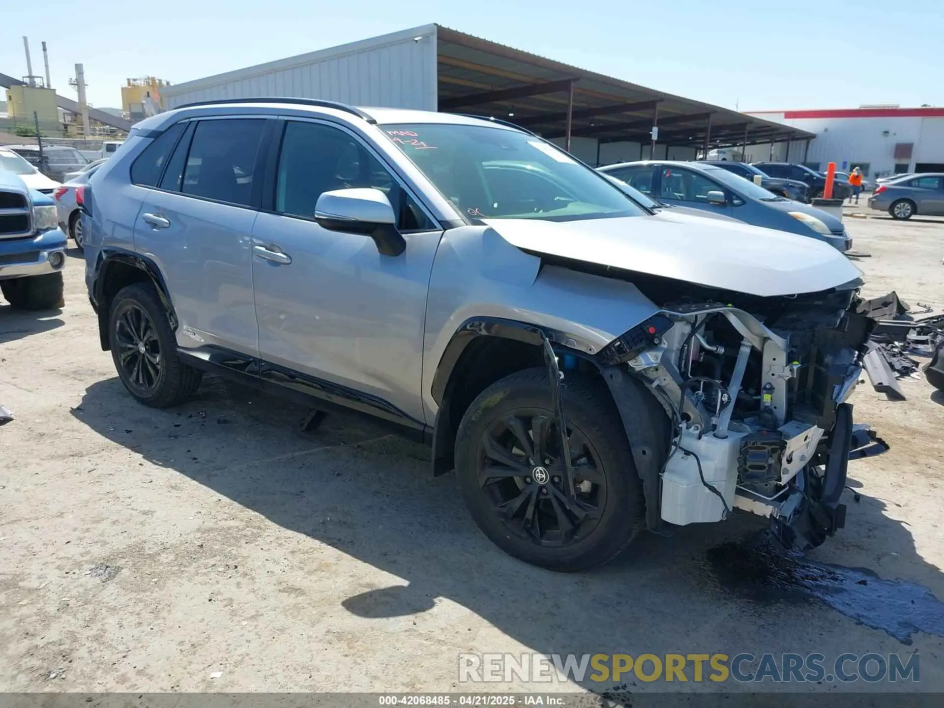 1 Photograph of a damaged car JTM16RFV7ND062263 TOYOTA RAV4 HYBRID 2022