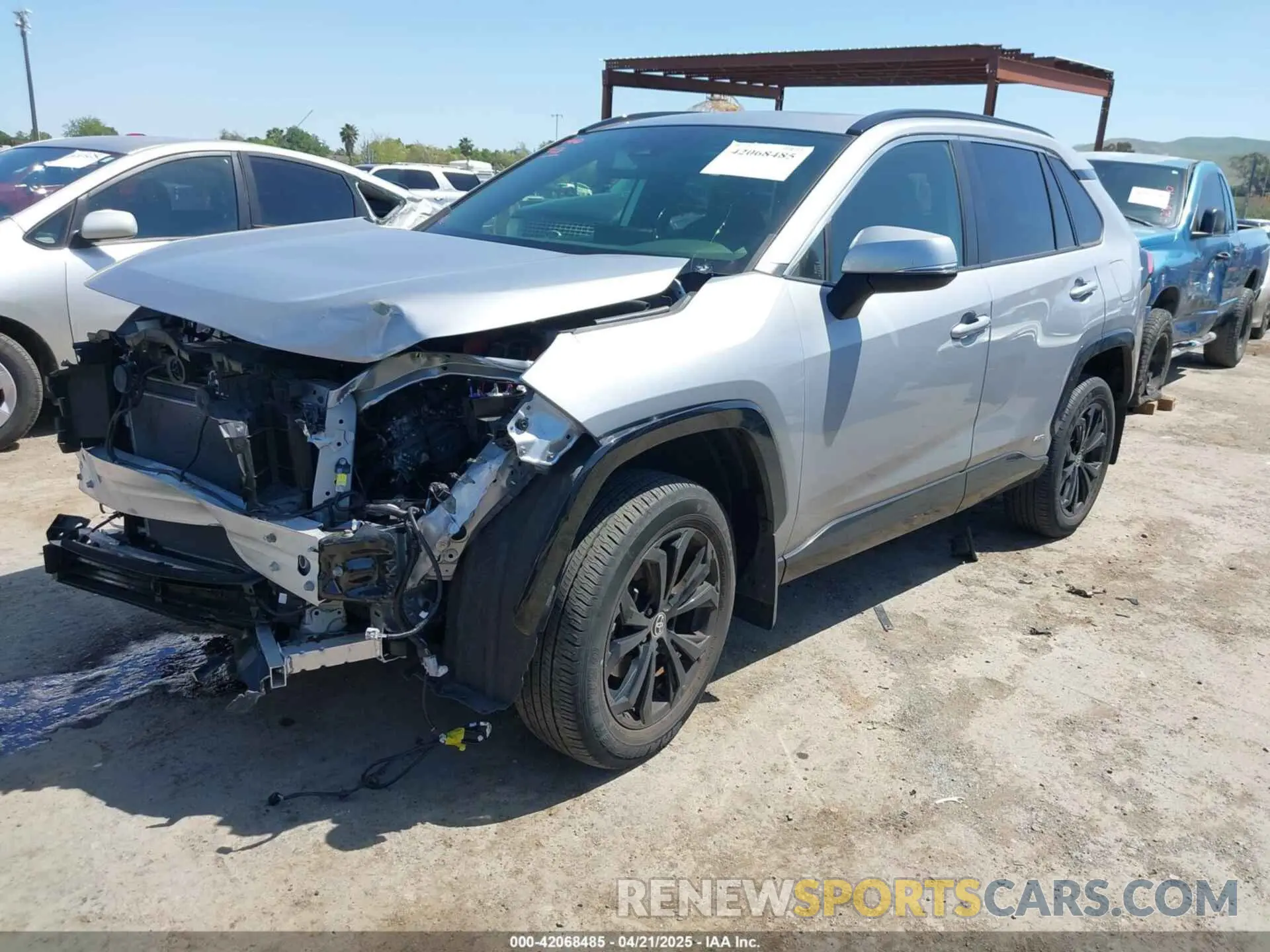 2 Photograph of a damaged car JTM16RFV7ND062263 TOYOTA RAV4 HYBRID 2022