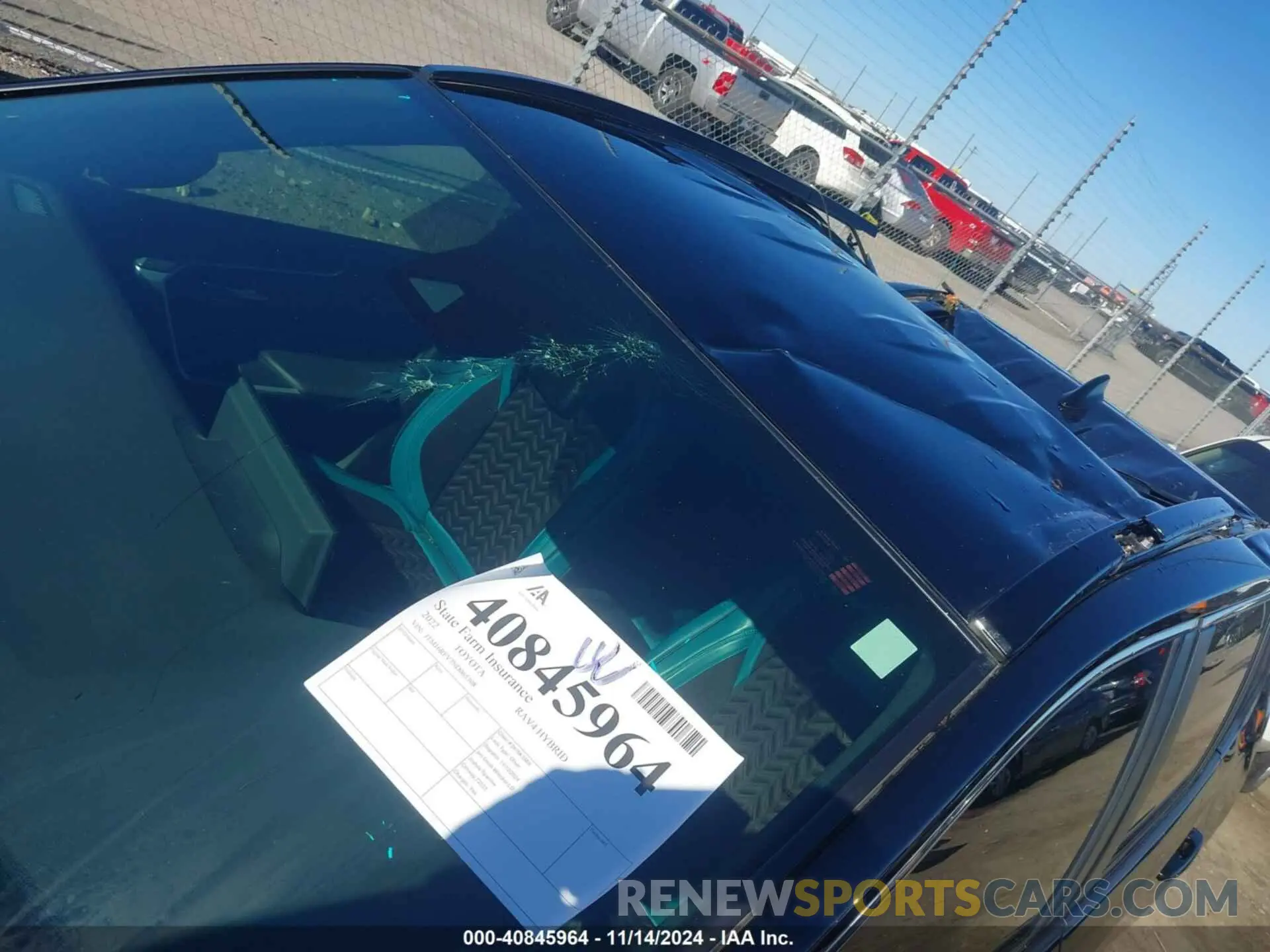 19 Photograph of a damaged car JTM16RFV7ND065308 TOYOTA RAV4 HYBRID 2022