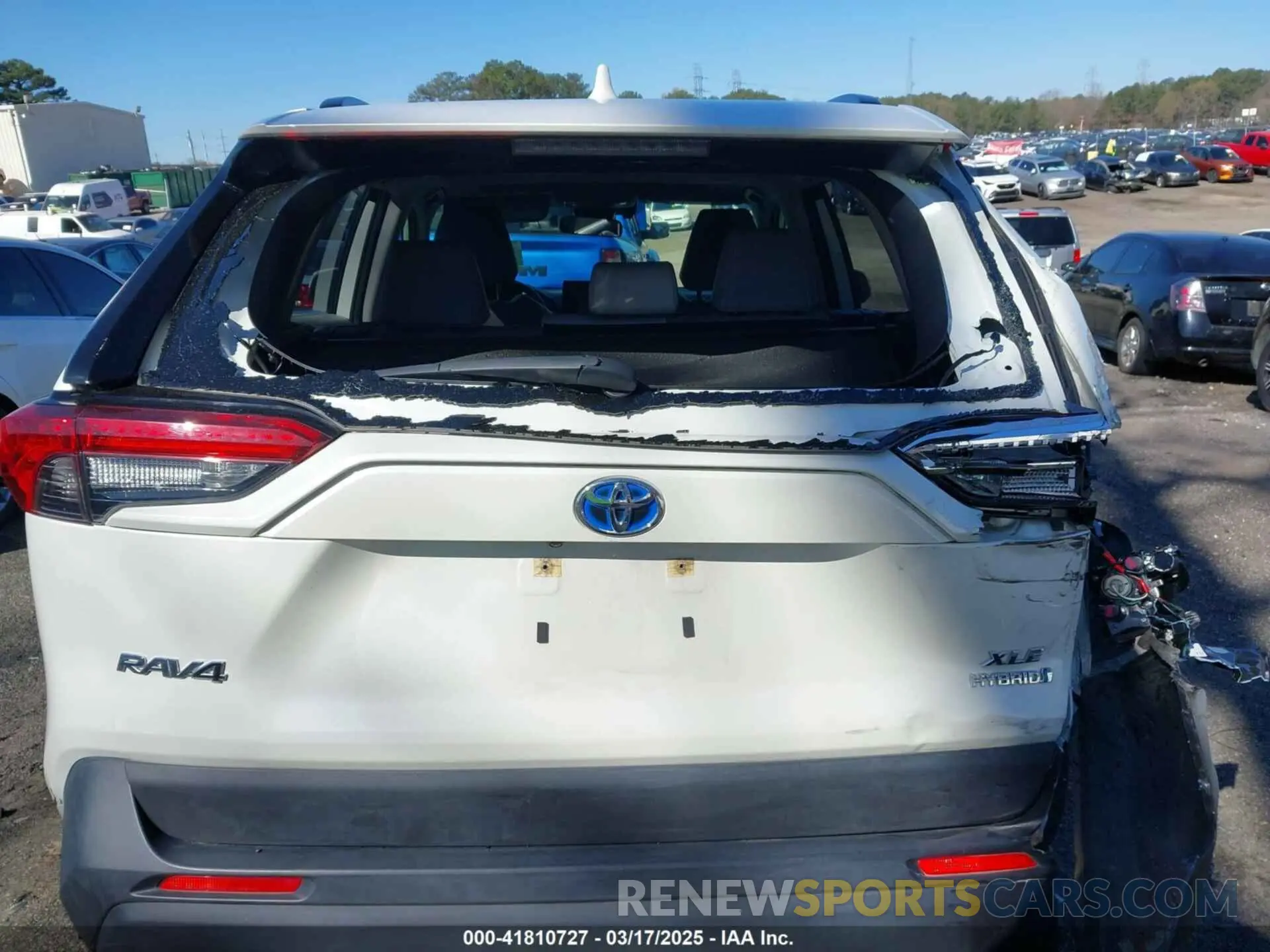 6 Photograph of a damaged car JTMB6RFV0ND077627 TOYOTA RAV4 HYBRID 2022