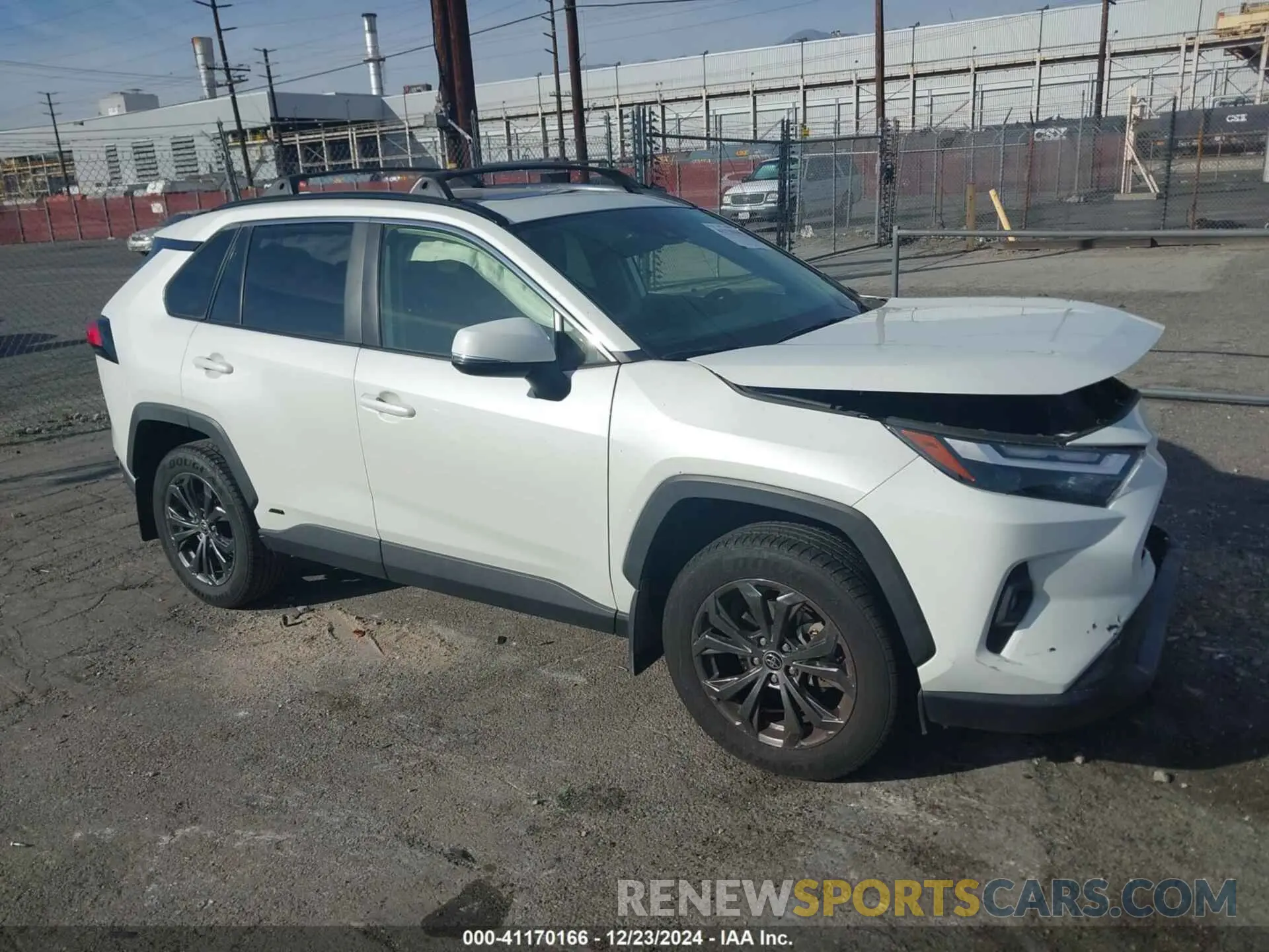 1 Photograph of a damaged car JTMB6RFV2ND073661 TOYOTA RAV4 HYBRID 2022