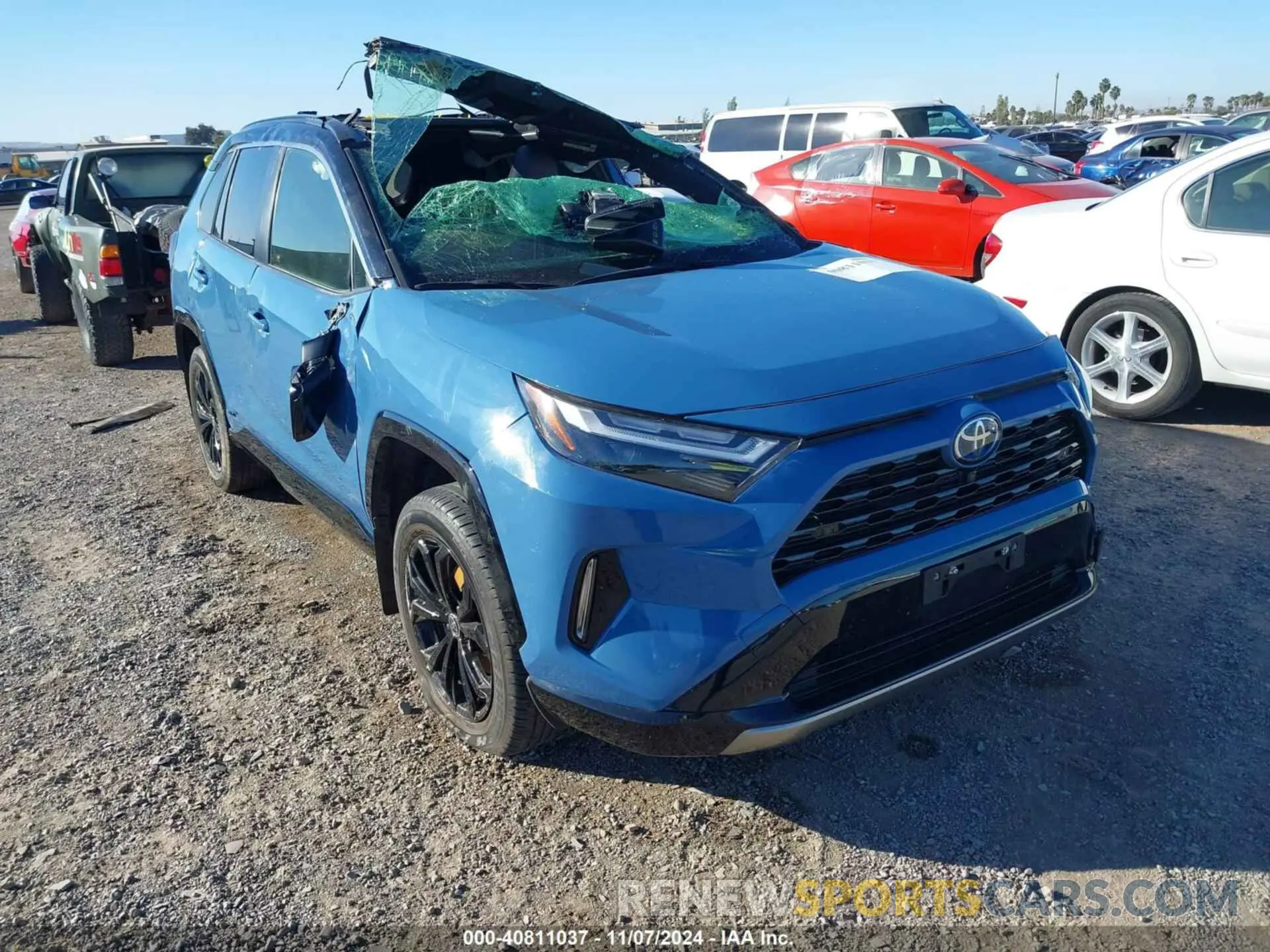 1 Фотография поврежденного автомобиля JTME6RFV6ND522627 TOYOTA RAV4 HYBRID 2022