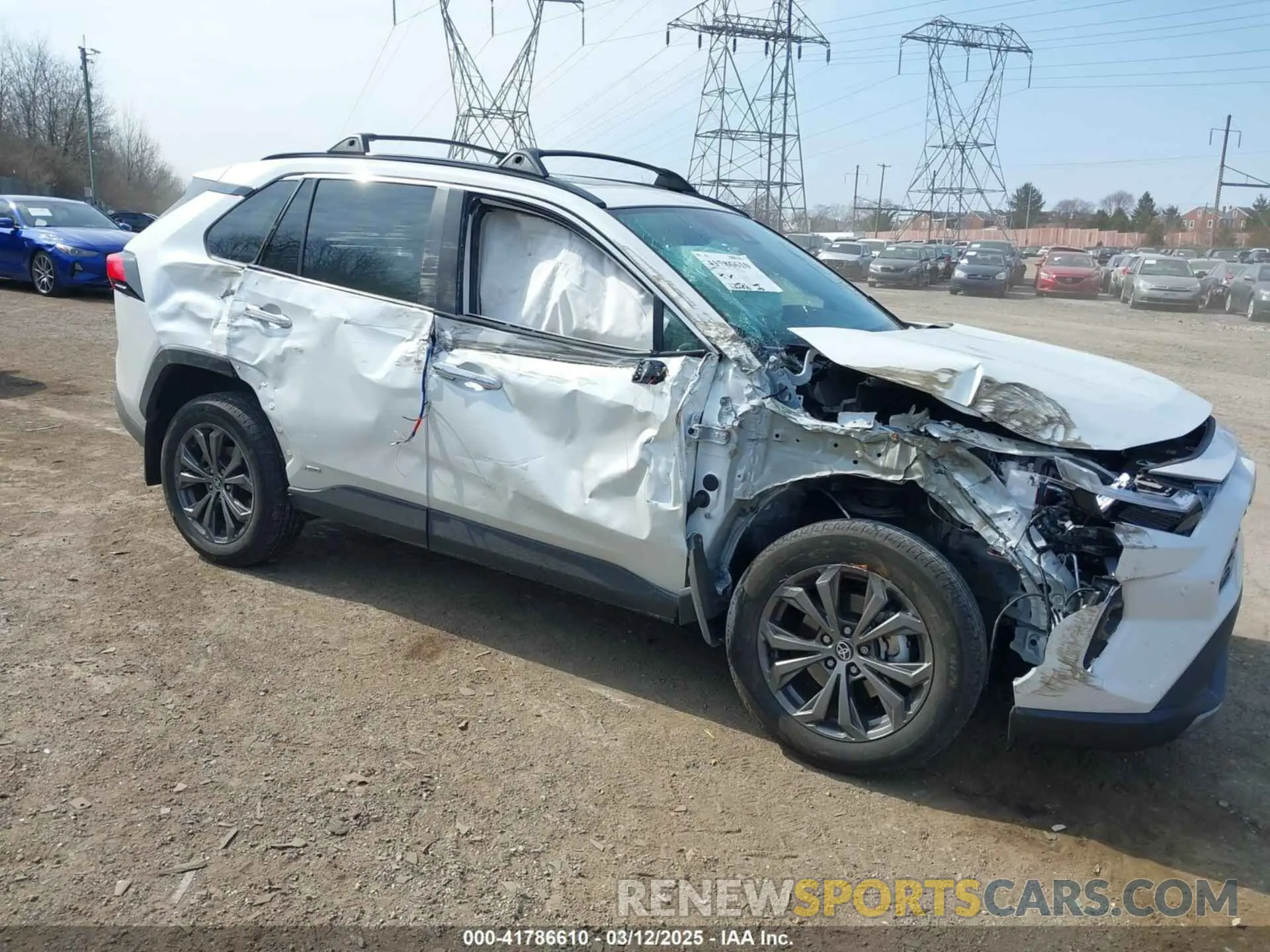 1 Photograph of a damaged car 2T3D6RFV5PW043438 TOYOTA RAV4 HYBRID 2023