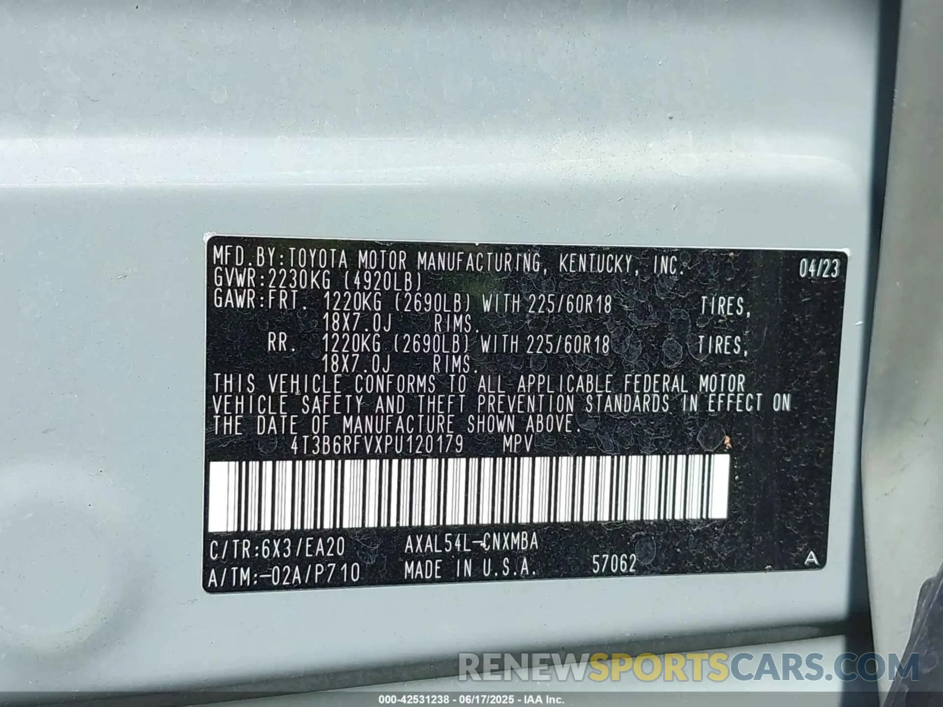 9 Photograph of a damaged car 4T3B6RFVXPU120179 TOYOTA RAV4 HYBRID 2023