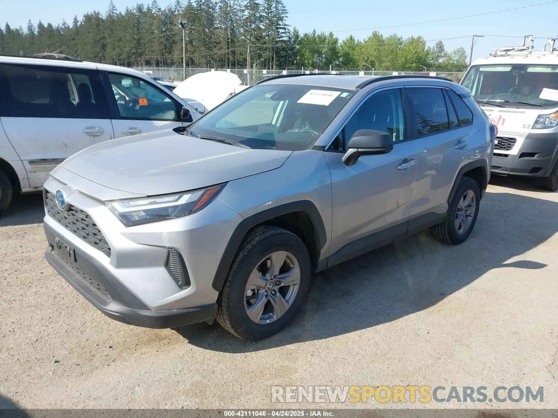 2 Фотография поврежденного автомобиля 4T3LWRFV8PU093374 TOYOTA RAV4 HYBRID 2023