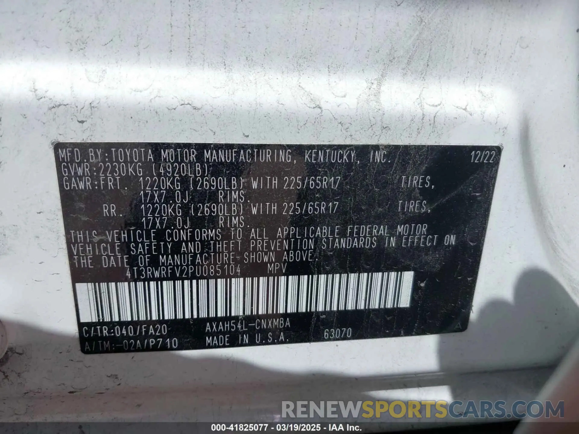 9 Фотография поврежденного автомобиля 4T3RWRFV2PU085104 TOYOTA RAV4 HYBRID 2023