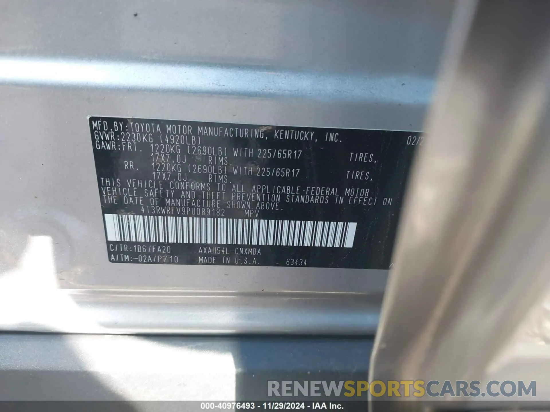 9 Фотография поврежденного автомобиля 4T3RWRFV9PU089182 TOYOTA RAV4 HYBRID 2023