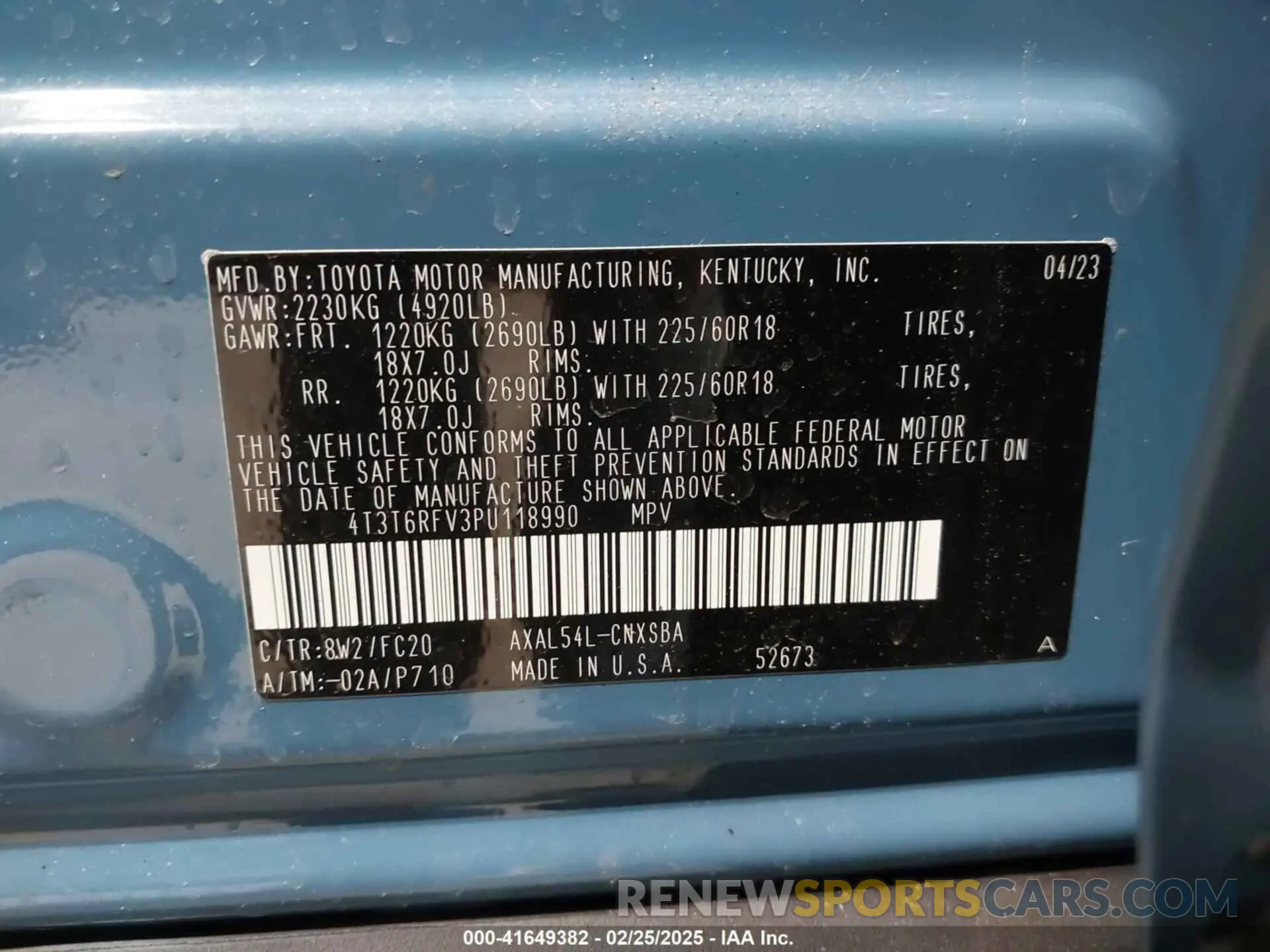 9 Фотография поврежденного автомобиля 4T3T6RFV3PU118990 TOYOTA RAV4 HYBRID 2023