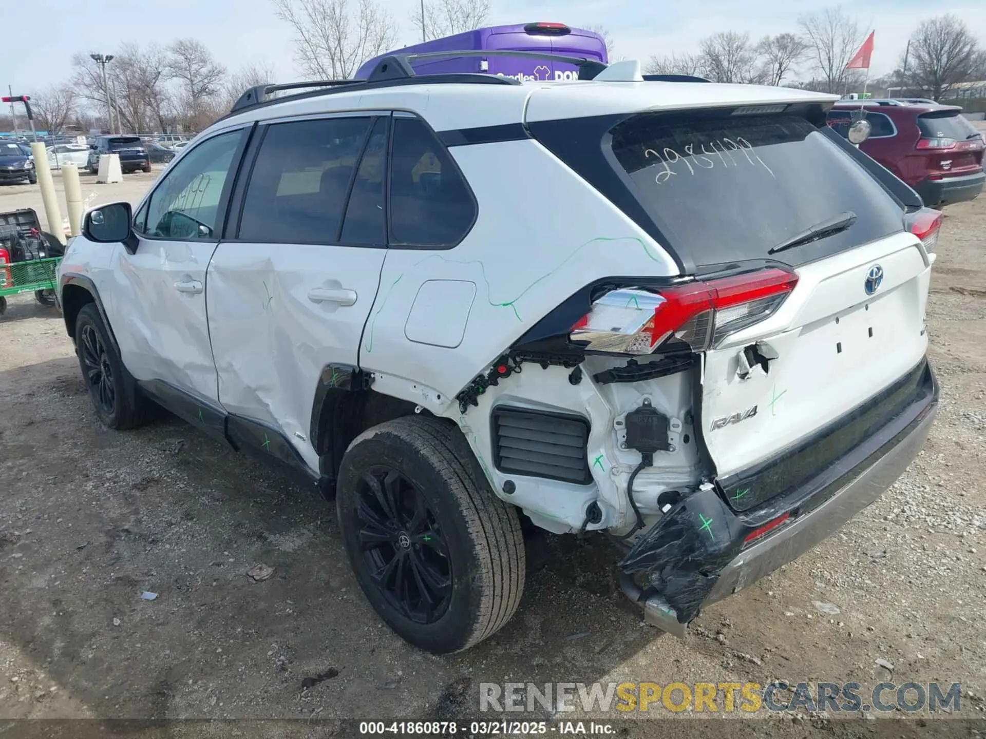 3 Фотография поврежденного автомобиля 4T3T6RFV4PU126323 TOYOTA RAV4 HYBRID 2023