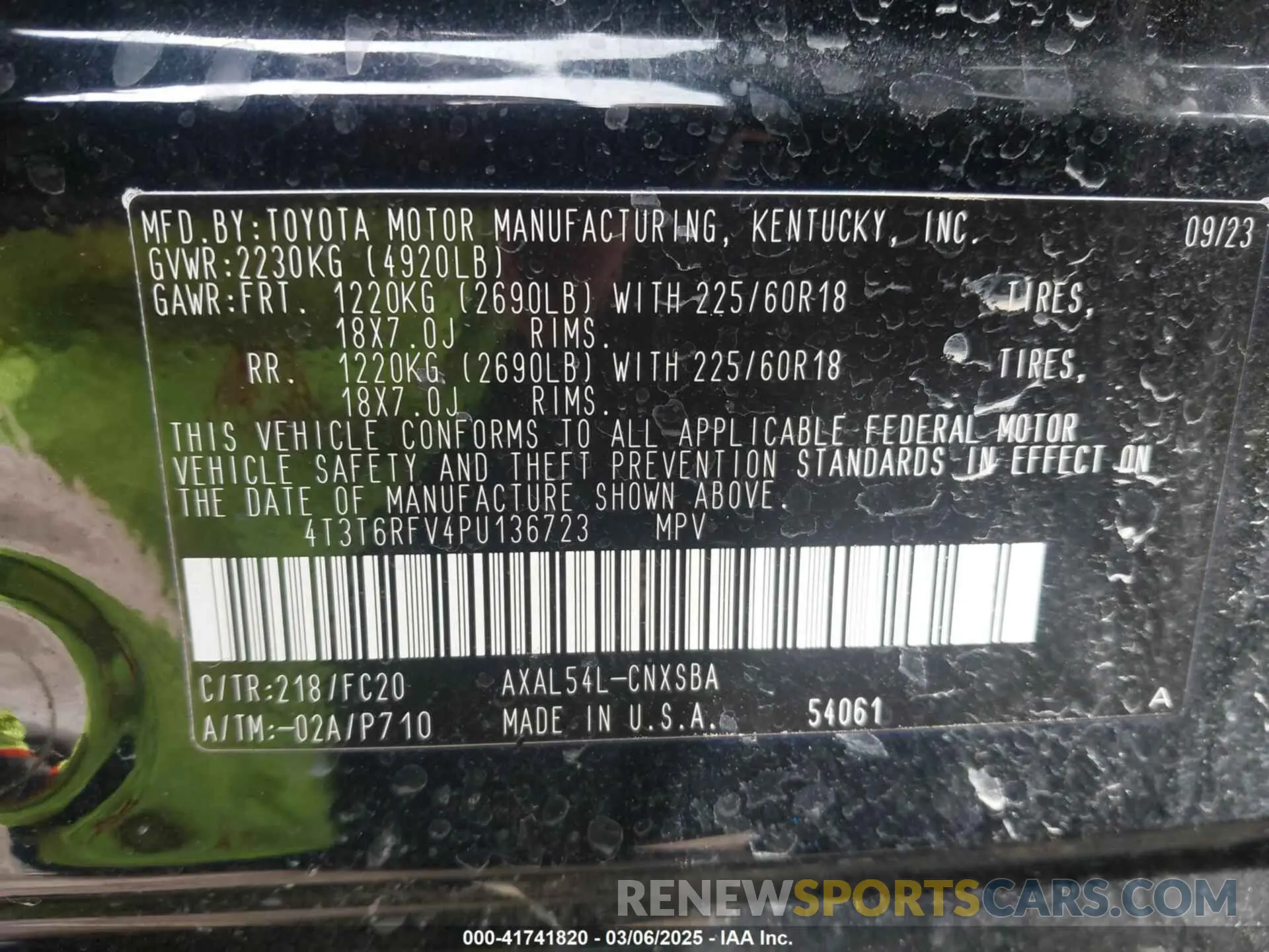 9 Фотография поврежденного автомобиля 4T3T6RFV4PU136723 TOYOTA RAV4 HYBRID 2023