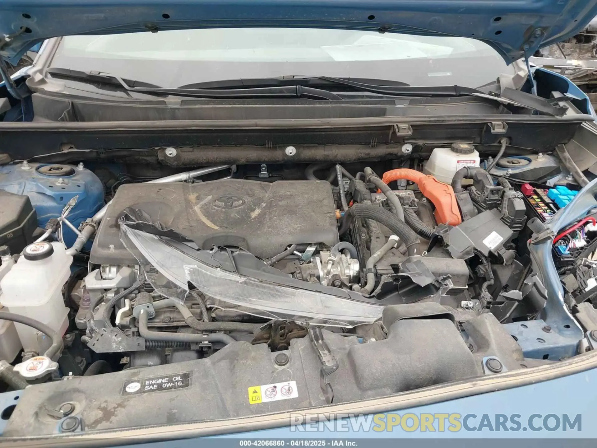 10 Photograph of a damaged car 4T3T6RFV6PU130213 TOYOTA RAV4 HYBRID 2023