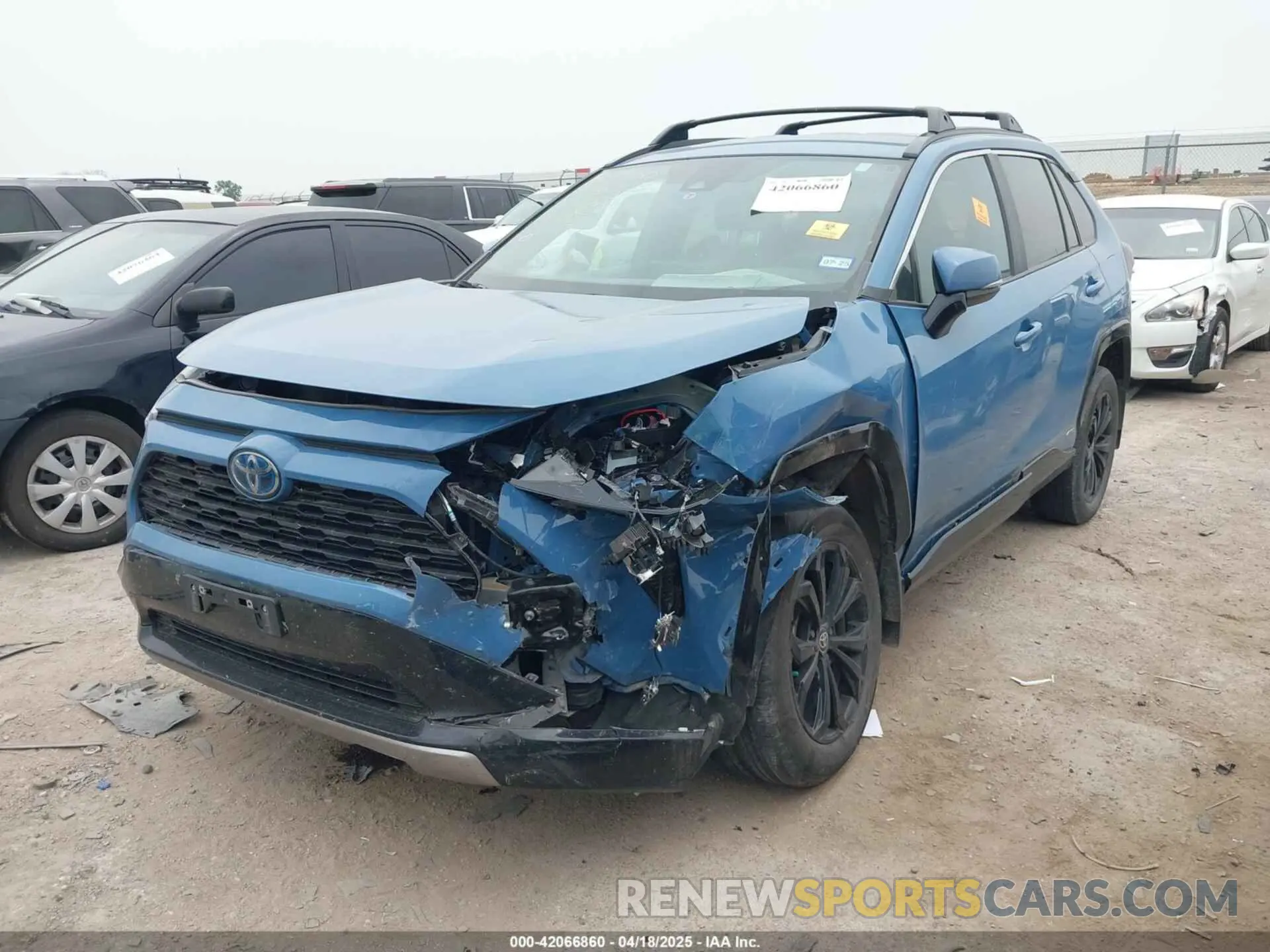 2 Photograph of a damaged car 4T3T6RFV6PU130213 TOYOTA RAV4 HYBRID 2023