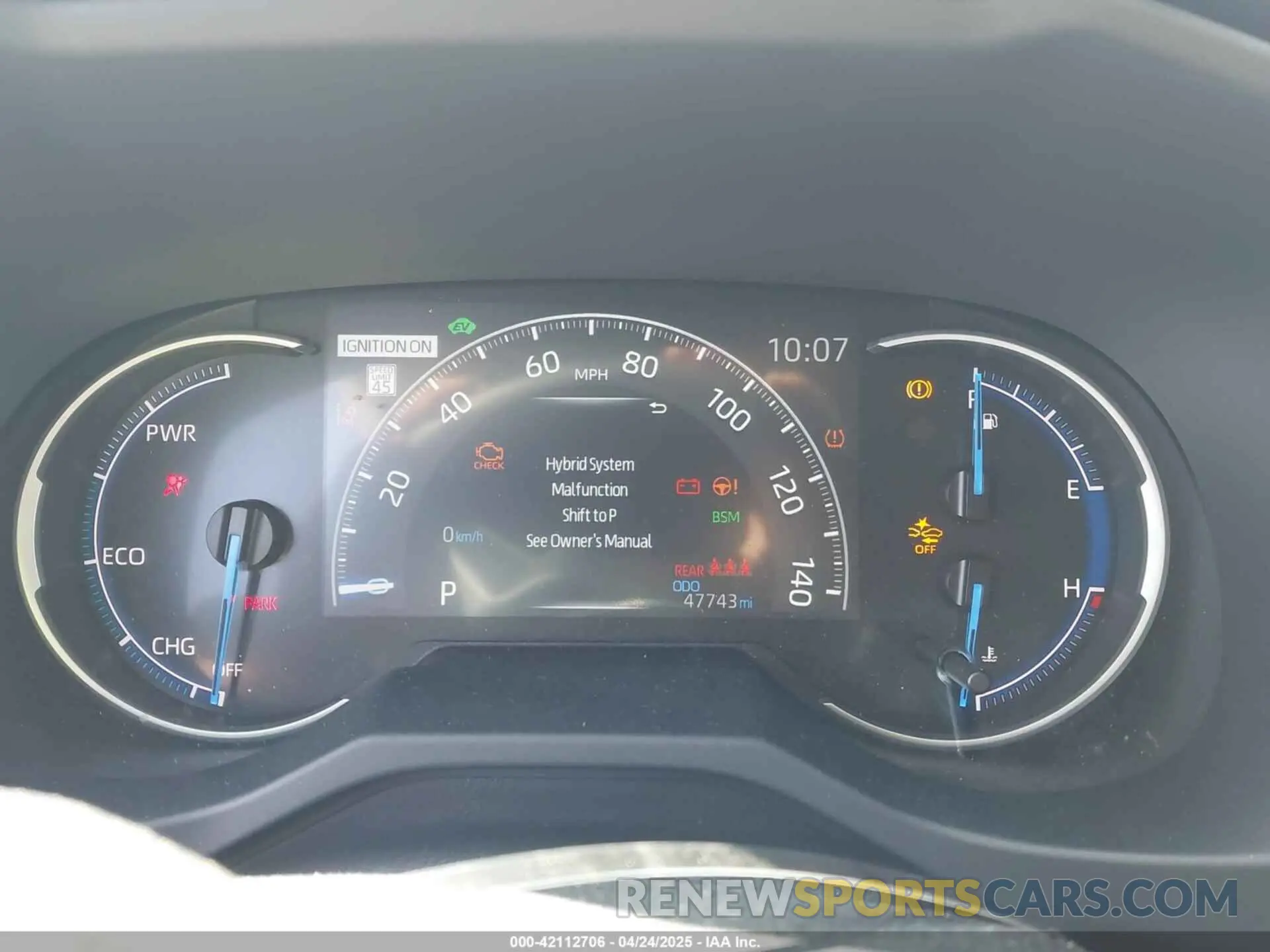7 Photograph of a damaged car JTMB6RFV4PD098886 TOYOTA RAV4 HYBRID 2023
