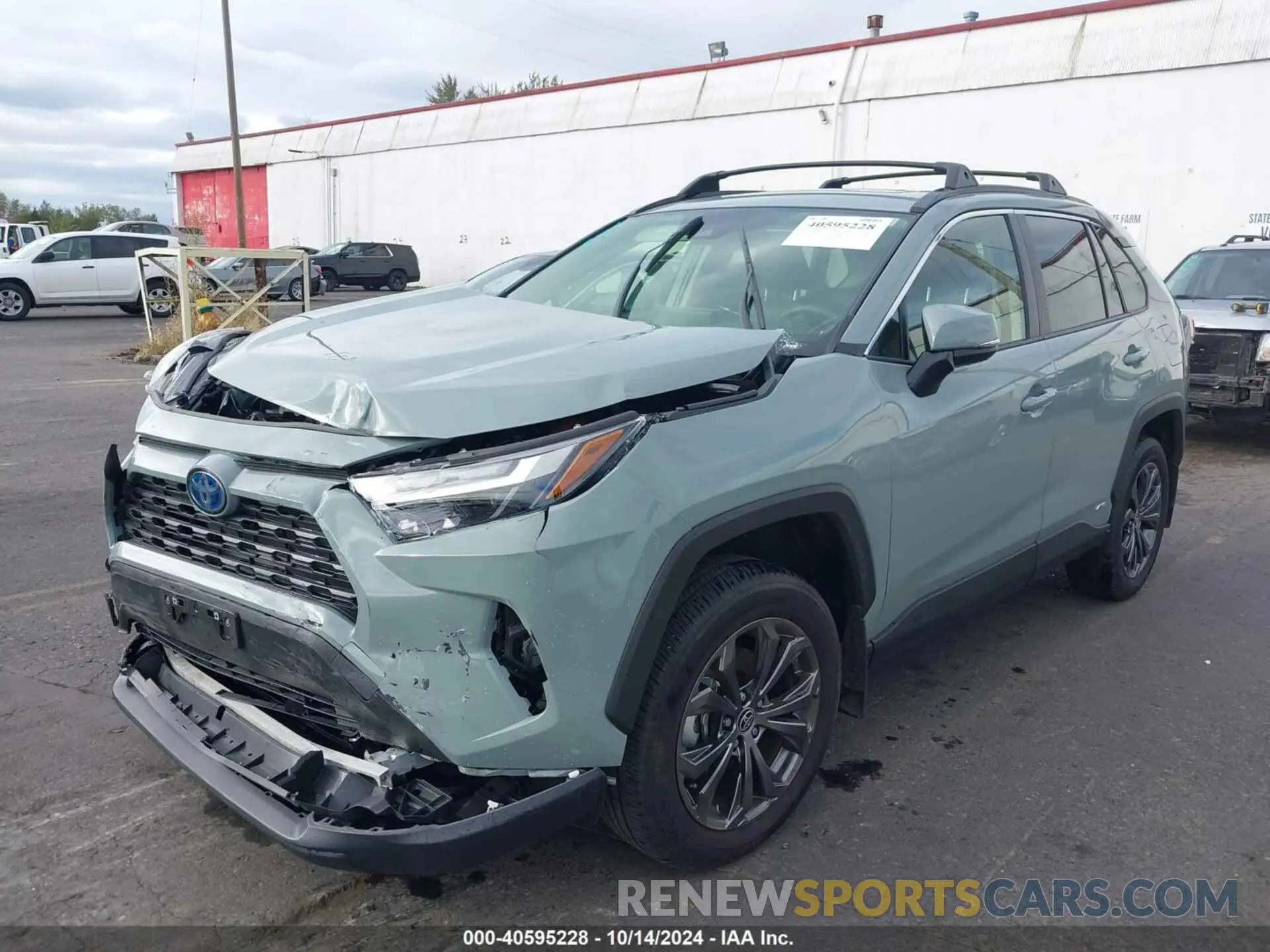 2 Photograph of a damaged car JTMB6RFV8PD111333 TOYOTA RAV4 HYBRID 2023